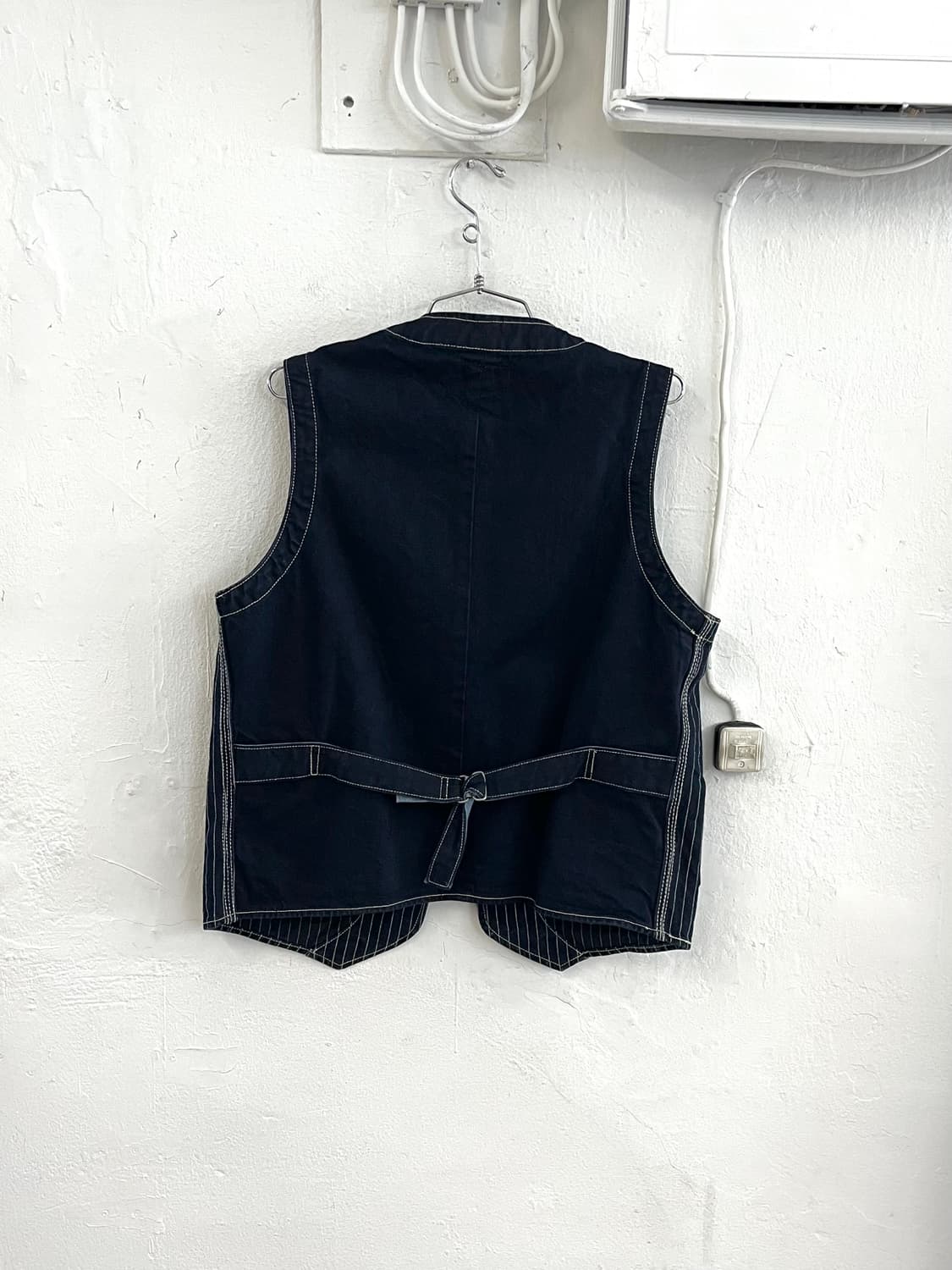 RRL 더블알엘 스트라이프 데님 베스트 상품이미지8