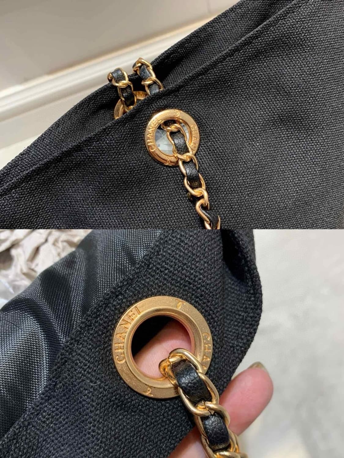 샤넬뷰티 골드체인 숄더백 블랙 상품이미지7