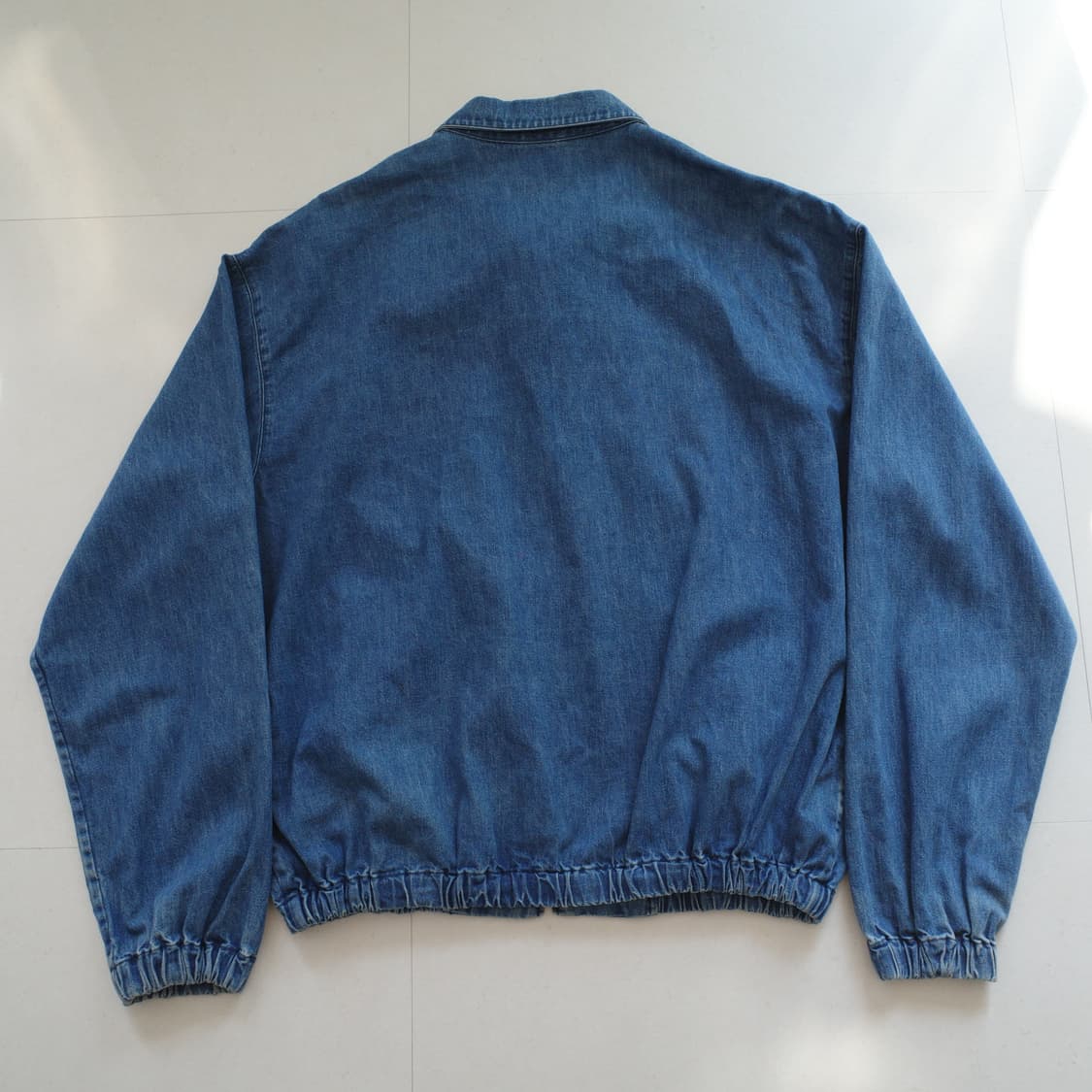 90s 폴로 랄프로렌 데님 베이포트 블루종 해링턴 자켓 XL 상품이미지6