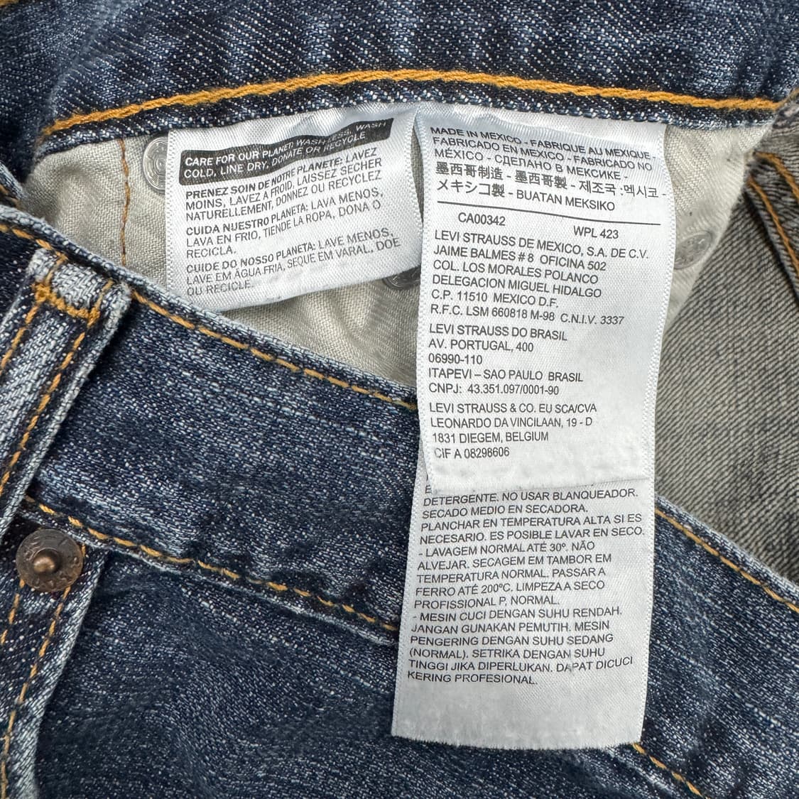 리바이스 559 새깅 워싱 스케이터 데님팬츠 상품이미지8