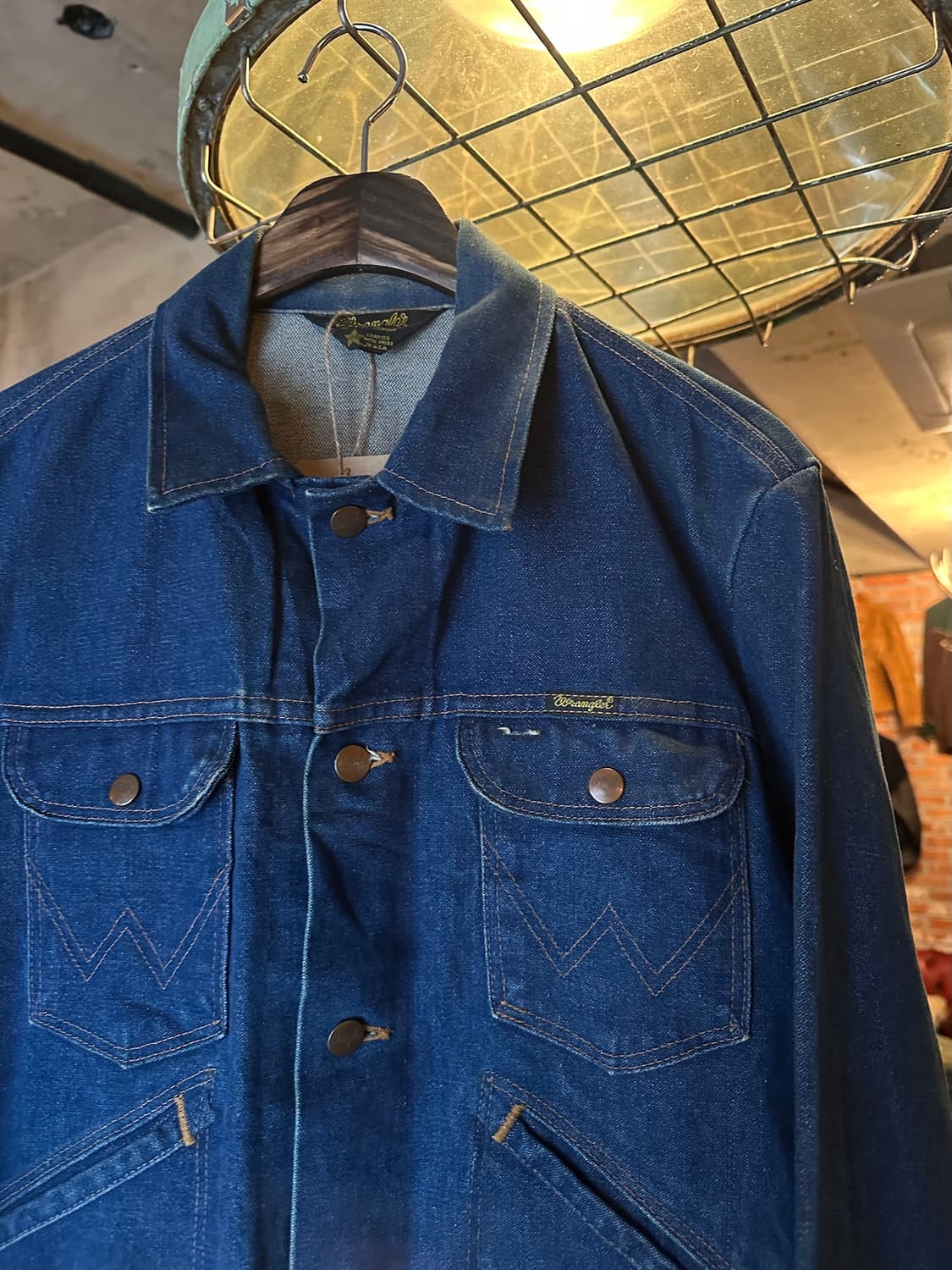 80s USA 빈티지 랭글러 126MJ 데님 자켓 상품이미지2