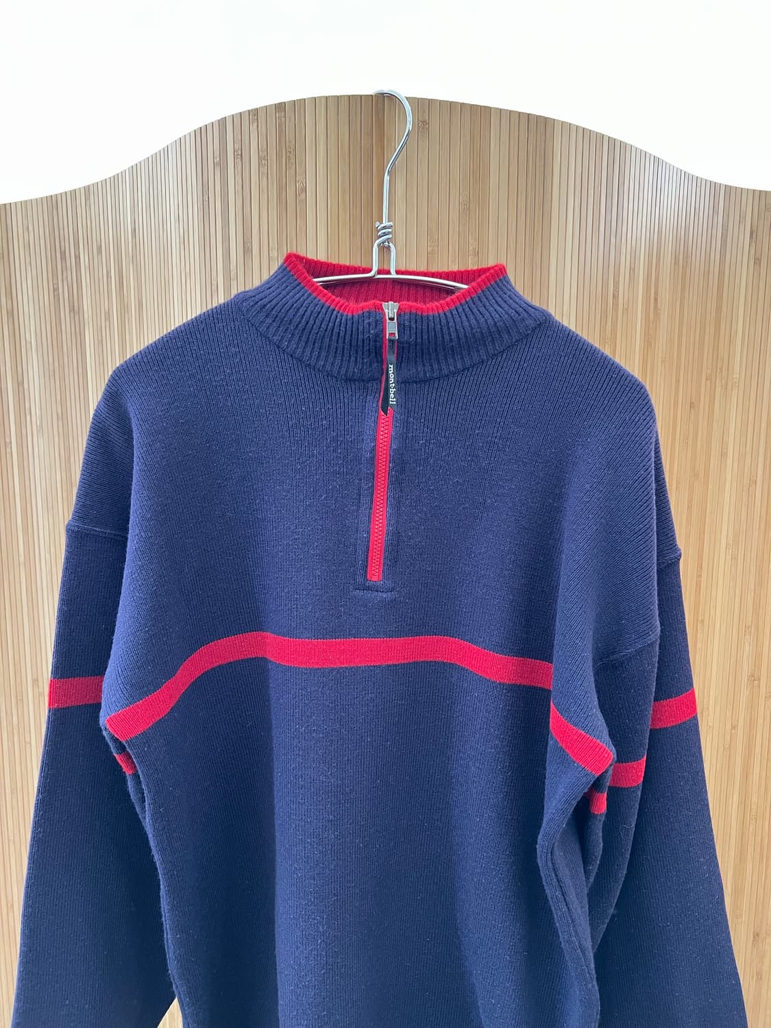 몽벨 재팬 빈티지 하프집업니트 판매 상품이미지2