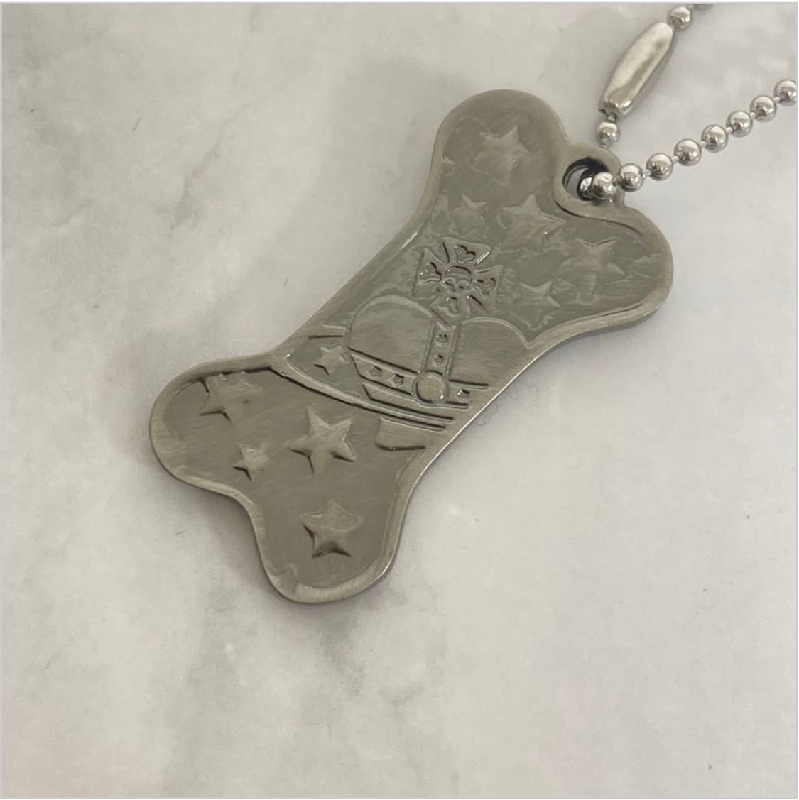 비비안웨스트우드 아카이브 도그택 군번줄 팬던트 목걸이(새상품) 상품이미지5