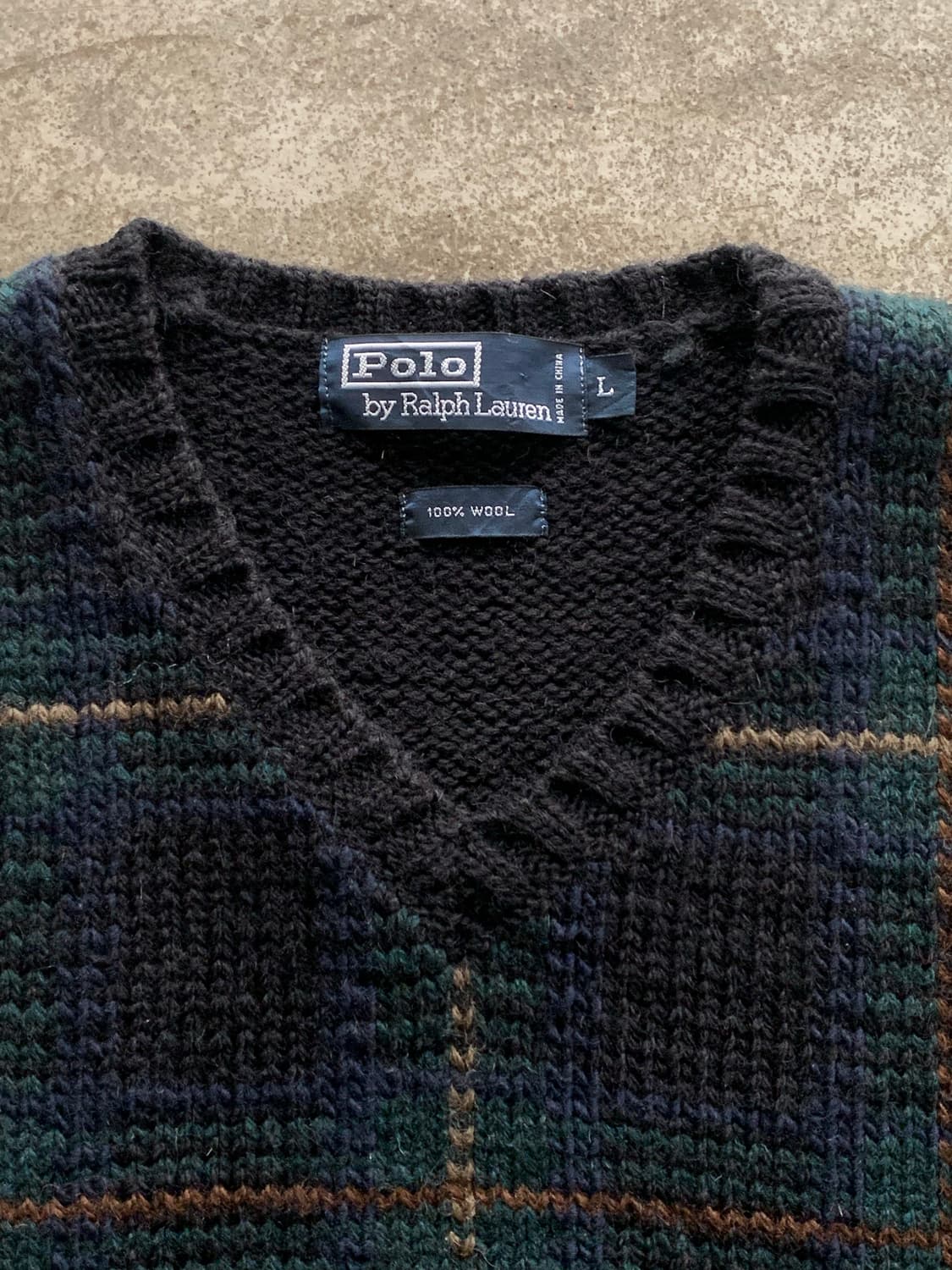 폴로 랄프로렌 울 니트 베스트 상품이미지2