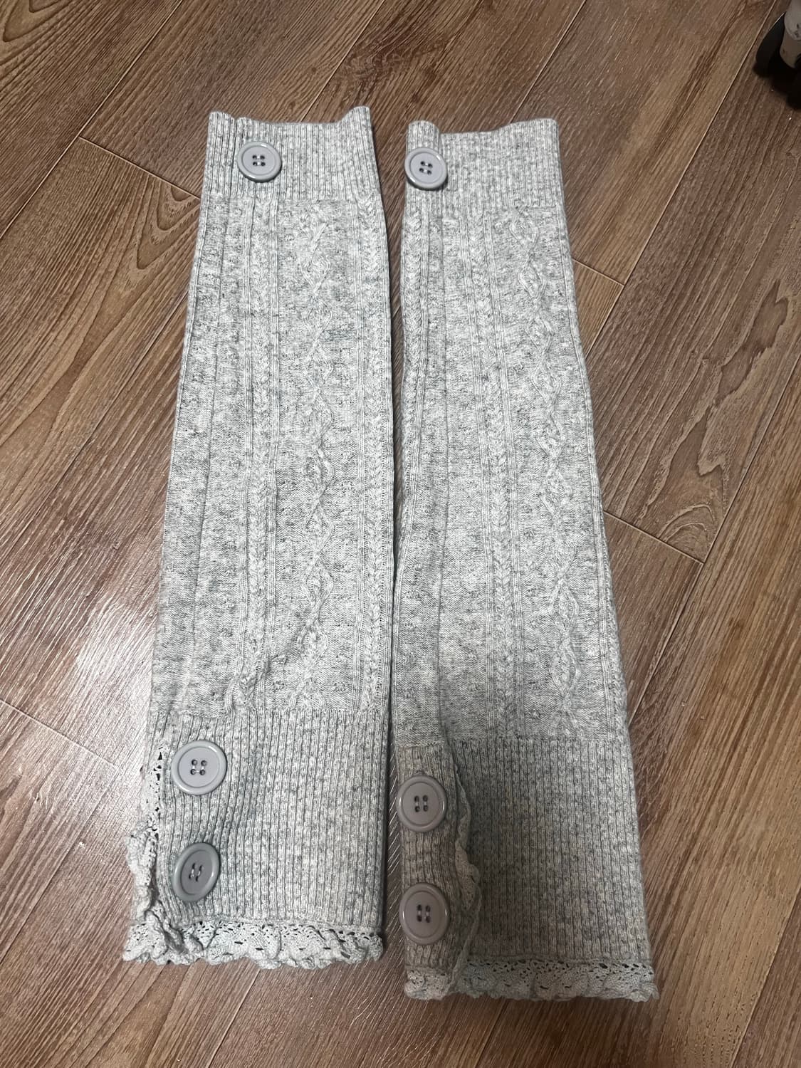 허그유어스킨 레그워머 그레이 상품이미지2