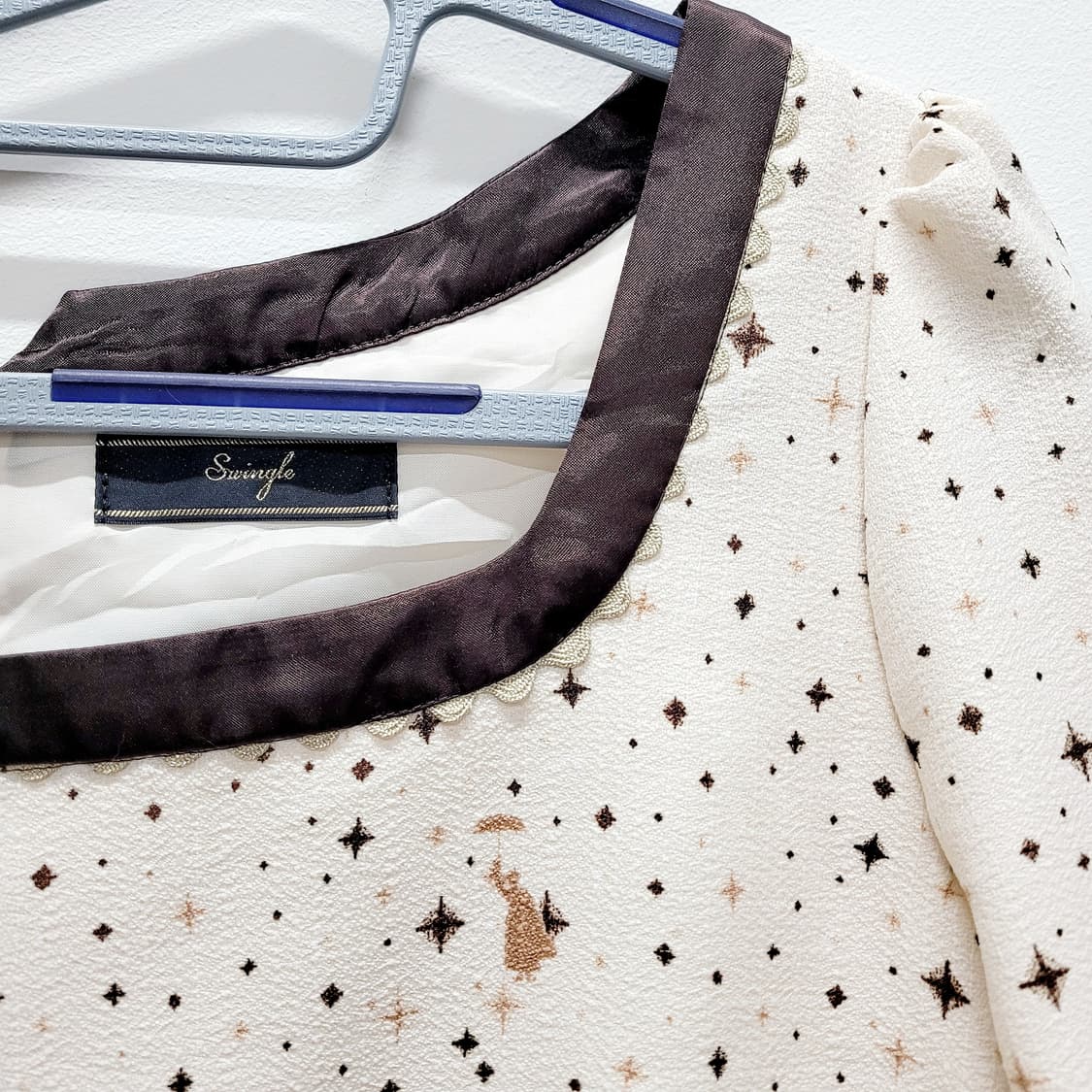 Swingle × 디즈니 콜라보 메리포핀스 원피스 (55/표기1) 새상품 상품이미지4