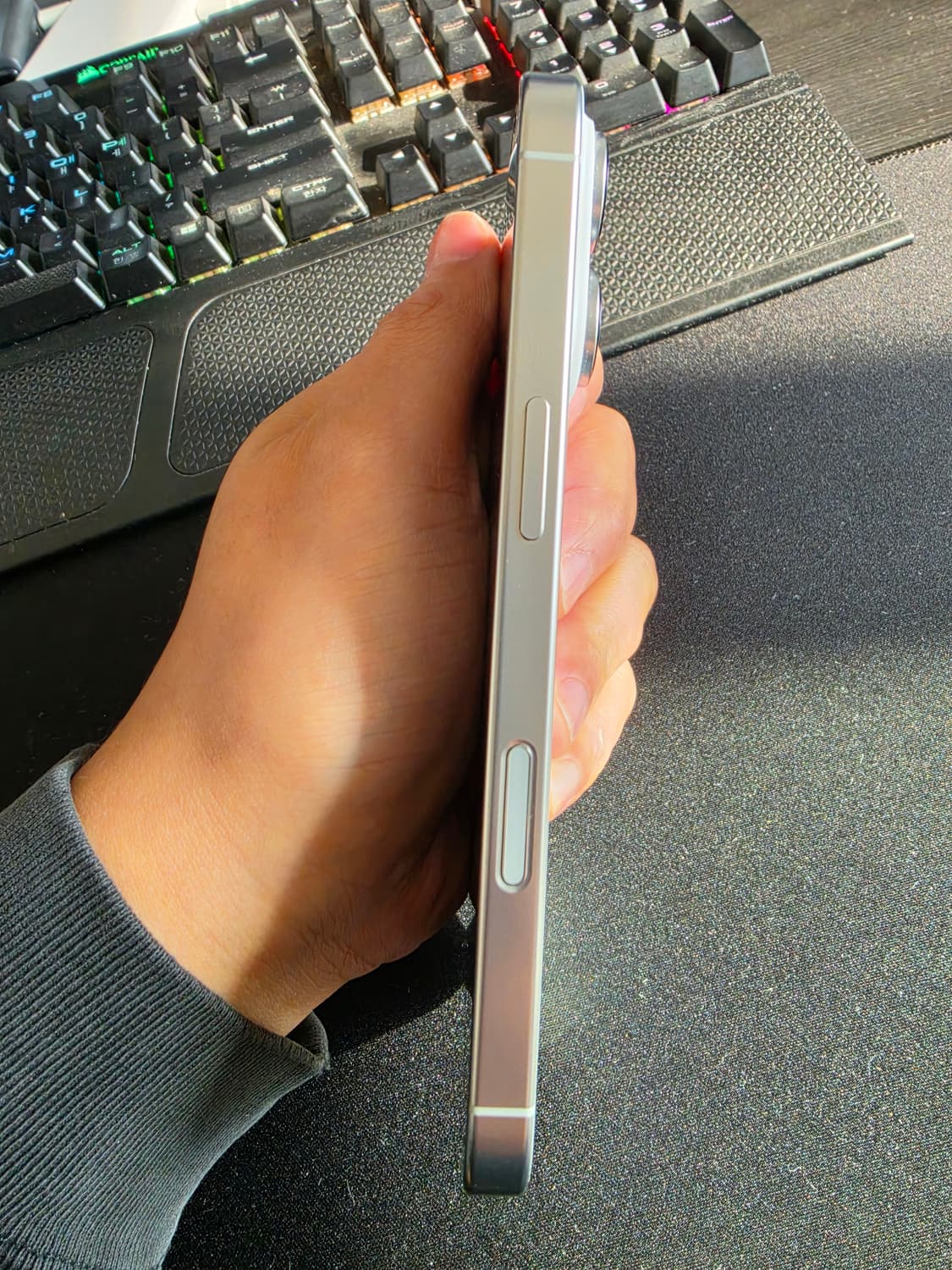 아이폰 16프로 화이트 256기가 s급(애캐플O) 상품이미지5