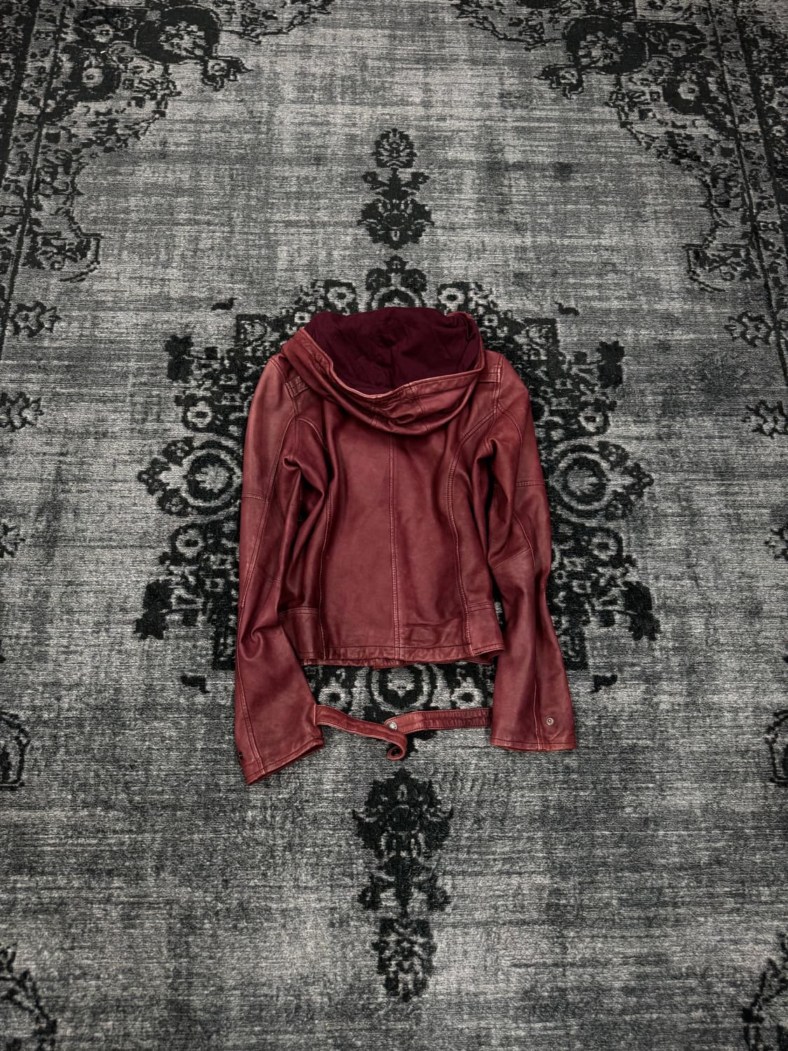 Avirex 00s plum vegatable leather jacket 상품이미지6