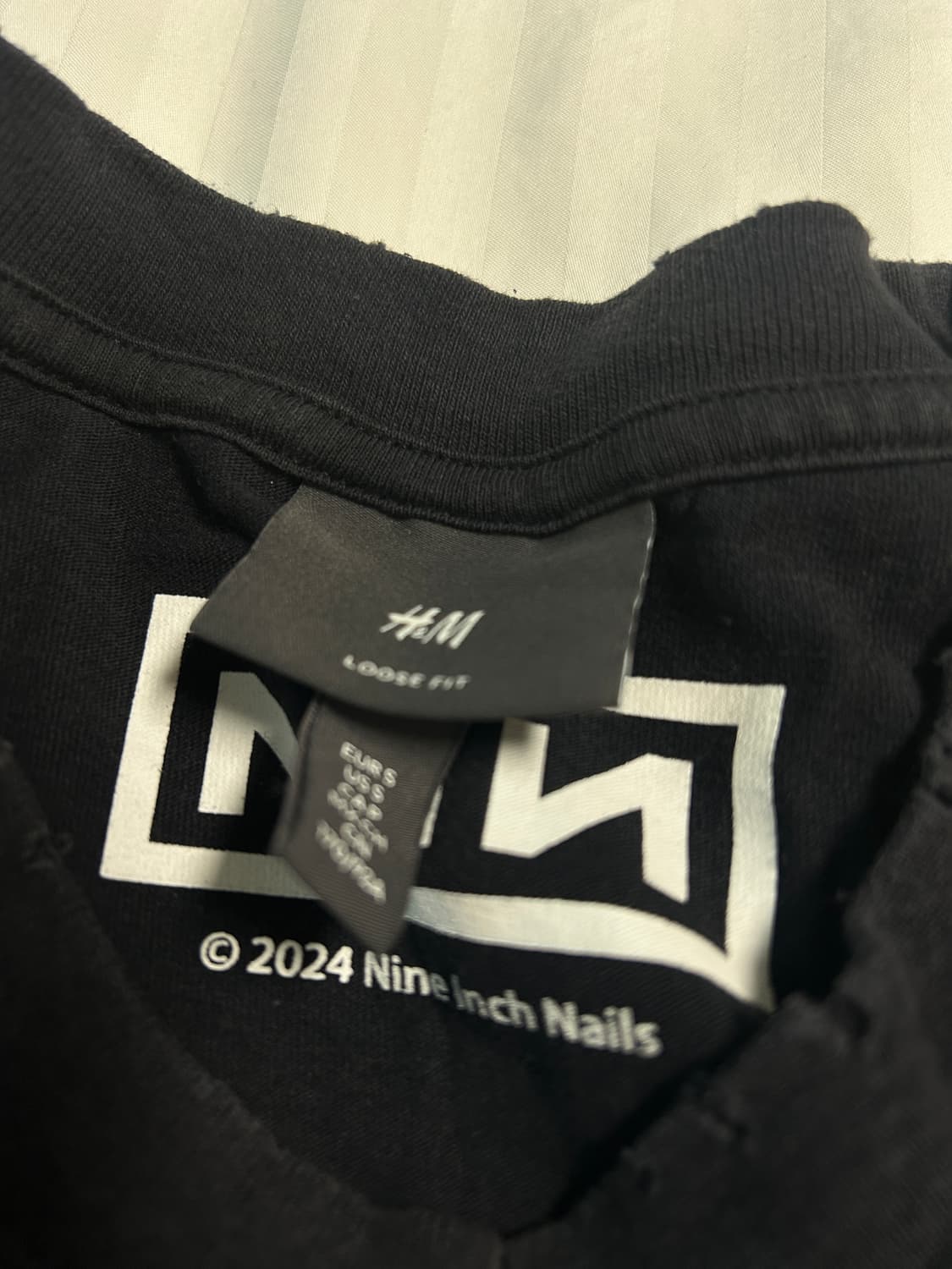 H&M 나인 인치 네일스 티셔츠 S 상품이미지2