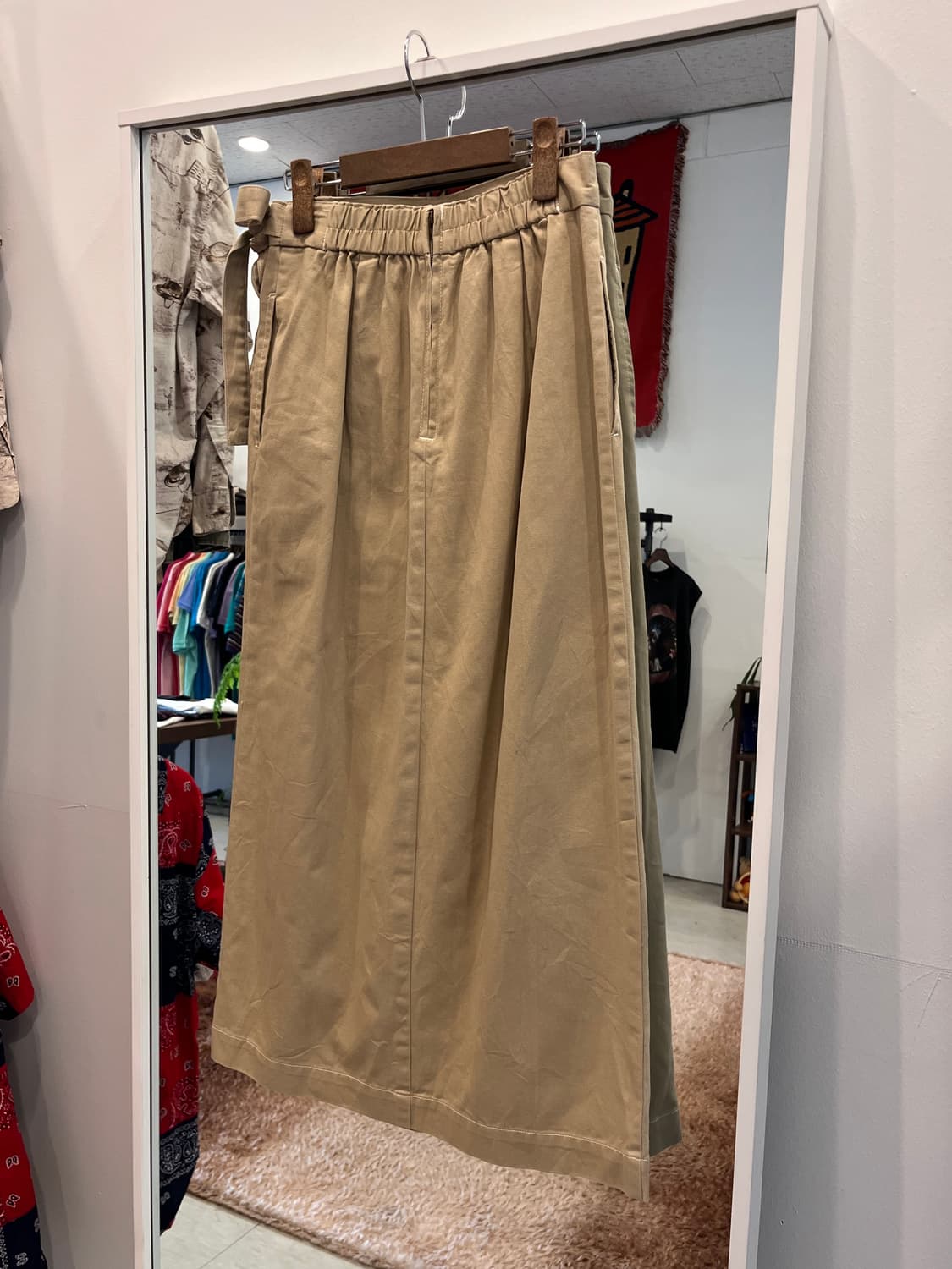 (deadstock) Vtg 빈티지 밴딩 코튼 스커트 상품이미지5