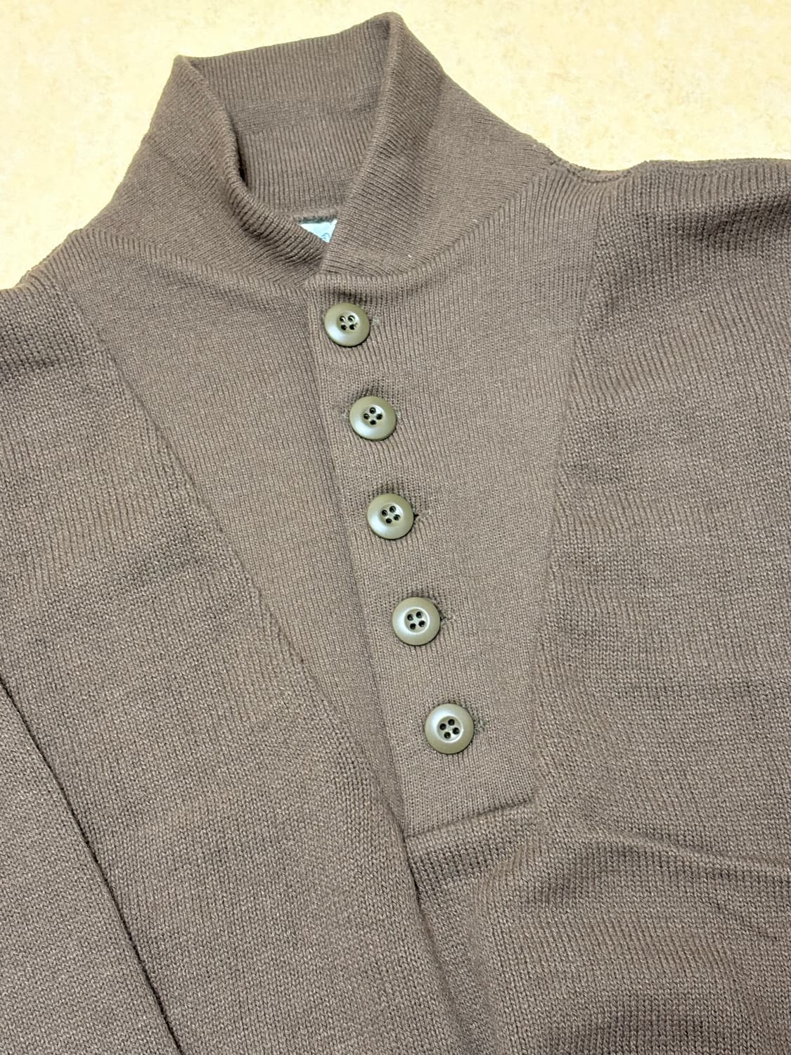 미군 5버튼 DSCP 헨리넥 니트 스웨터 USA 상품이미지2