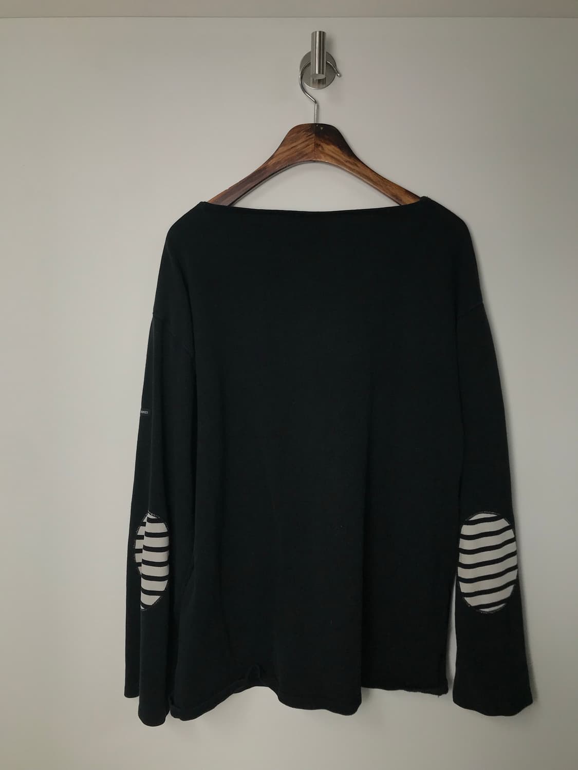 세인트제임스 엘보우패치 블랙 길도 니트 슬리브 상품이미지3