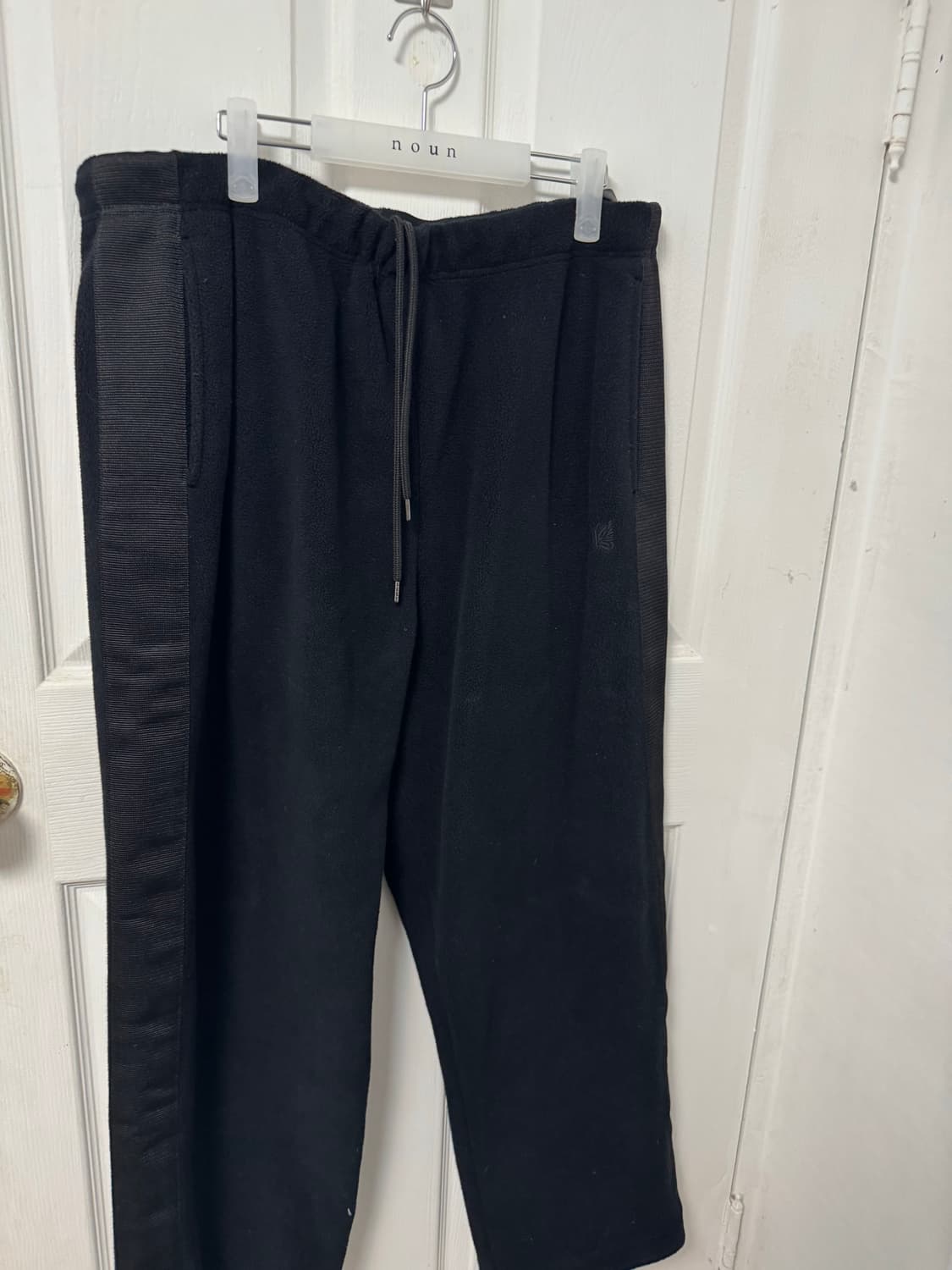 유니클로 Needles 니들스 블랙 밴딩 팬츠 XL 상품이미지3