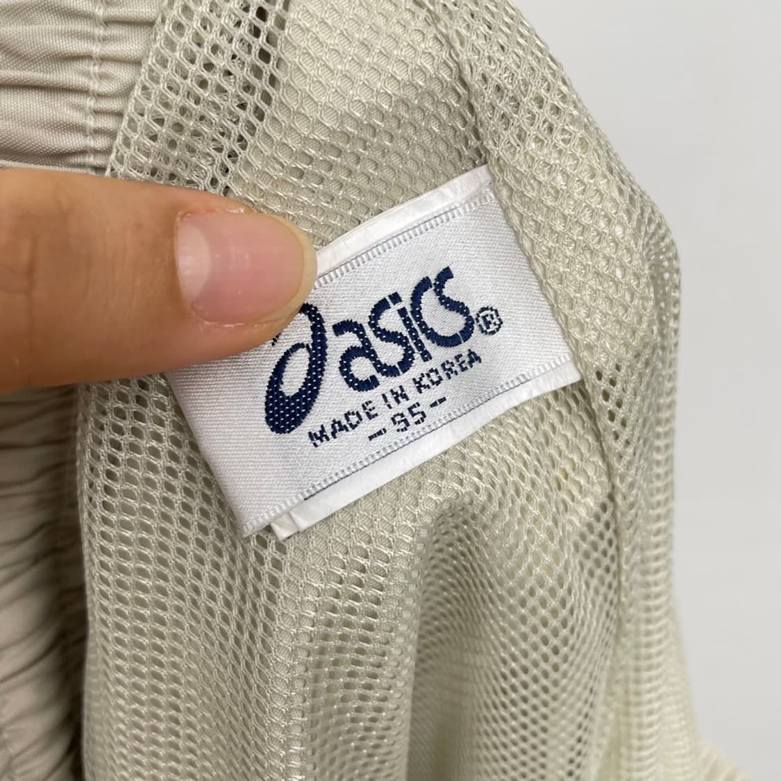 아식스 Asics 아이보리 올드스쿨 트랙 팬츠 95 (110) 상품이미지3