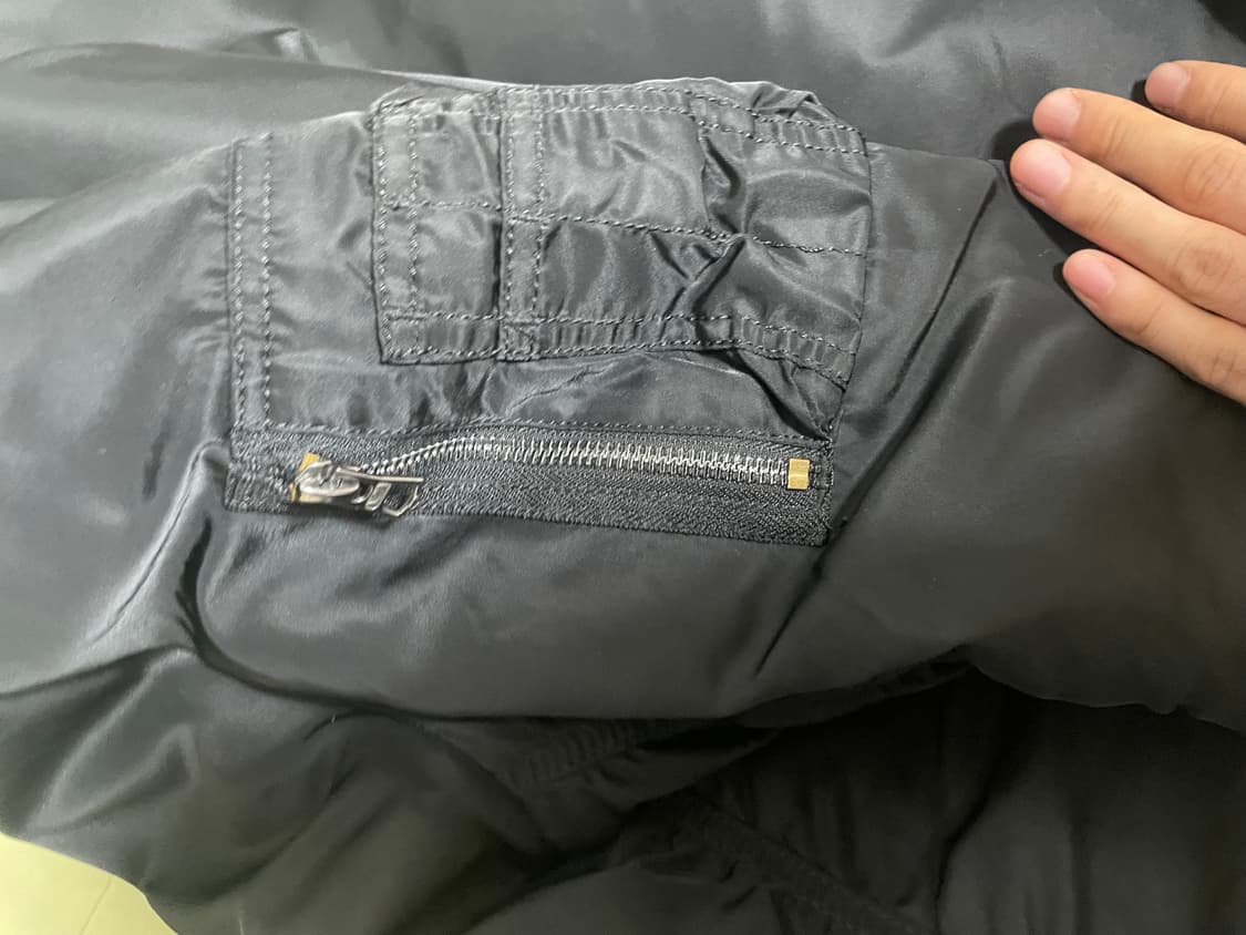 알파인더스트리 ma-1 블랙 상품이미지5