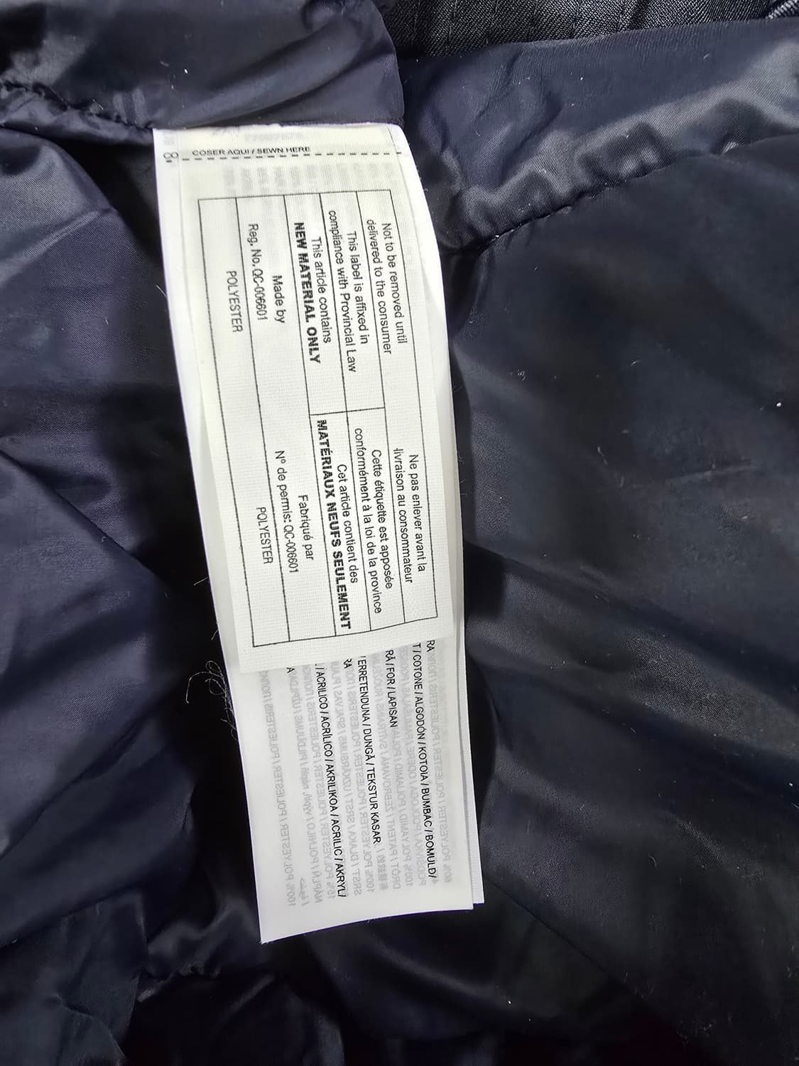 망고 네이비 후드 퍼 패딩 (1424) 상품이미지4