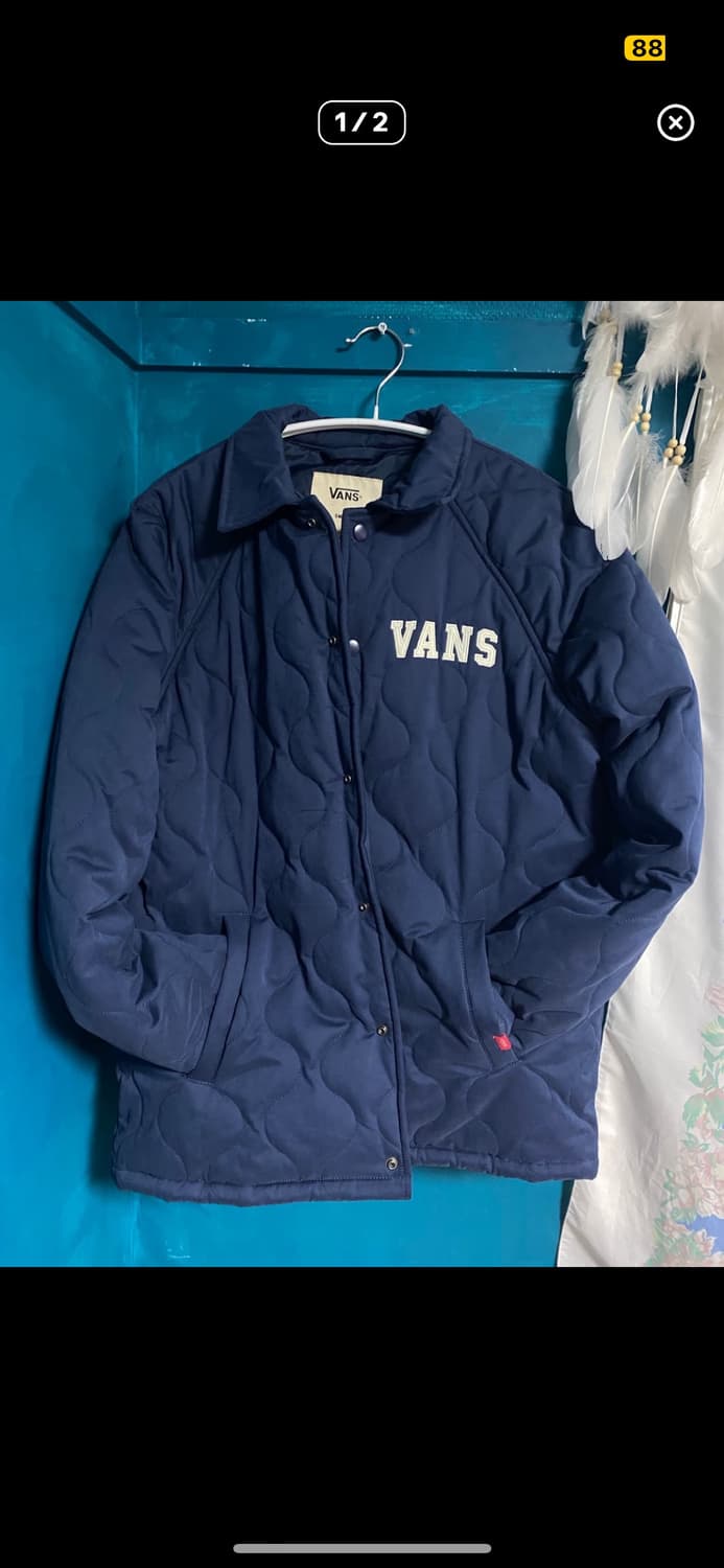 반스 퀄팅 점퍼 s사이즈  상품이미지1