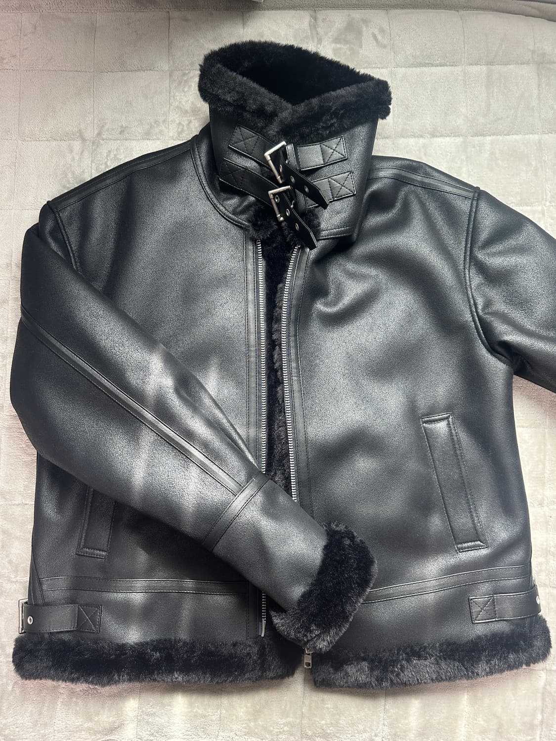 도프제이슨 하이넥 무스탕 상품이미지2