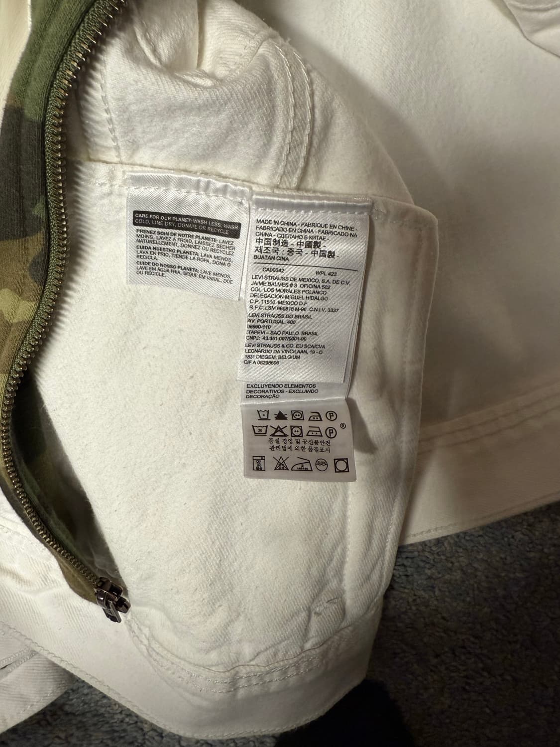 슈프림 리바이스 후디드 트러커 자켓 SS17 상품이미지4