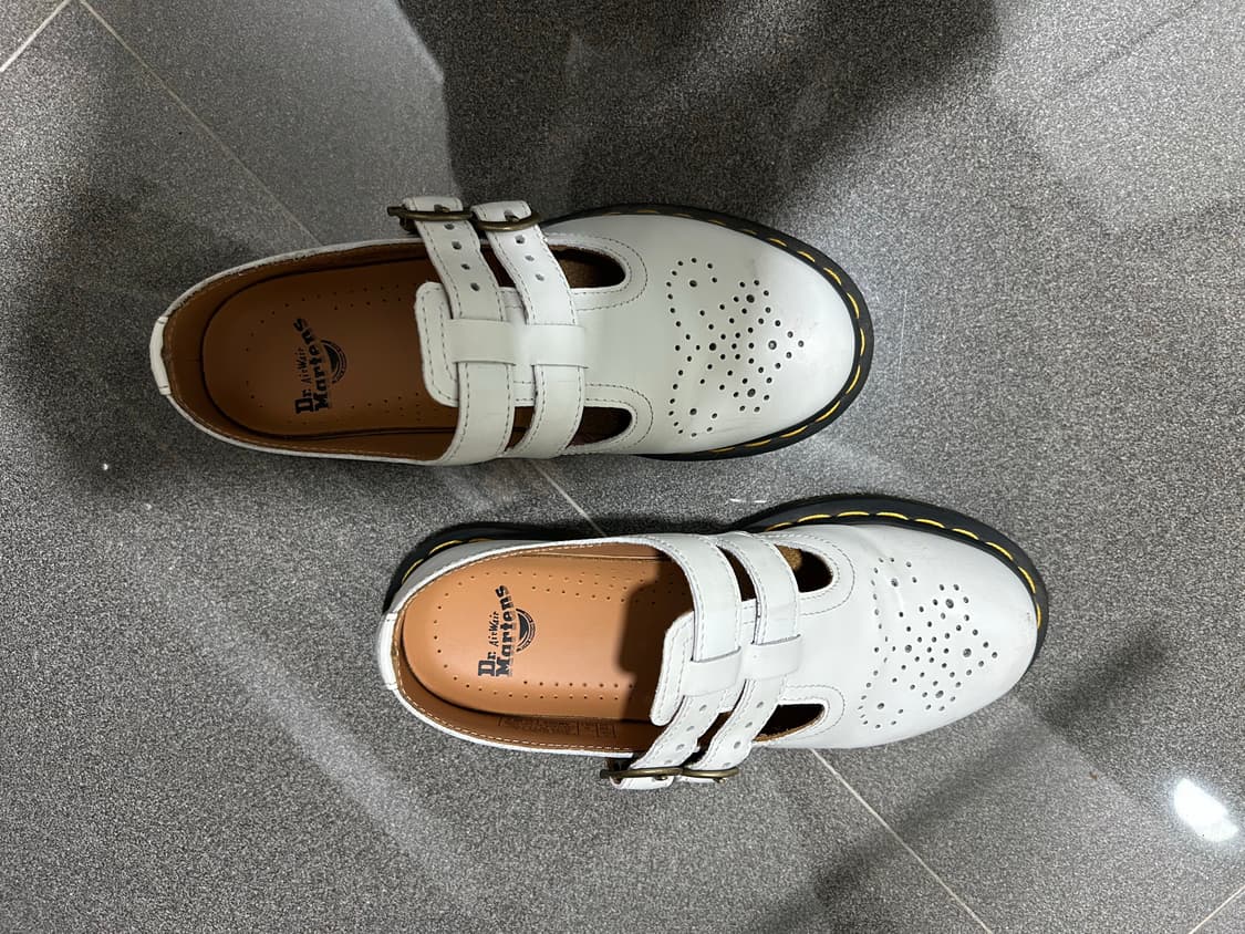 (W) 닥터마틴 8065 스무스 레더 메리 제인 화이트 상품이미지3