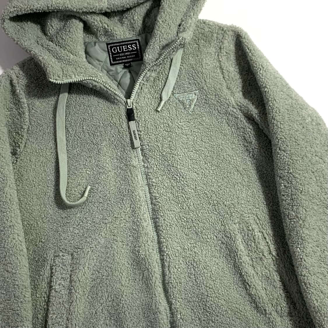 게스 뽀글이 후리스 자켓 상품이미지2