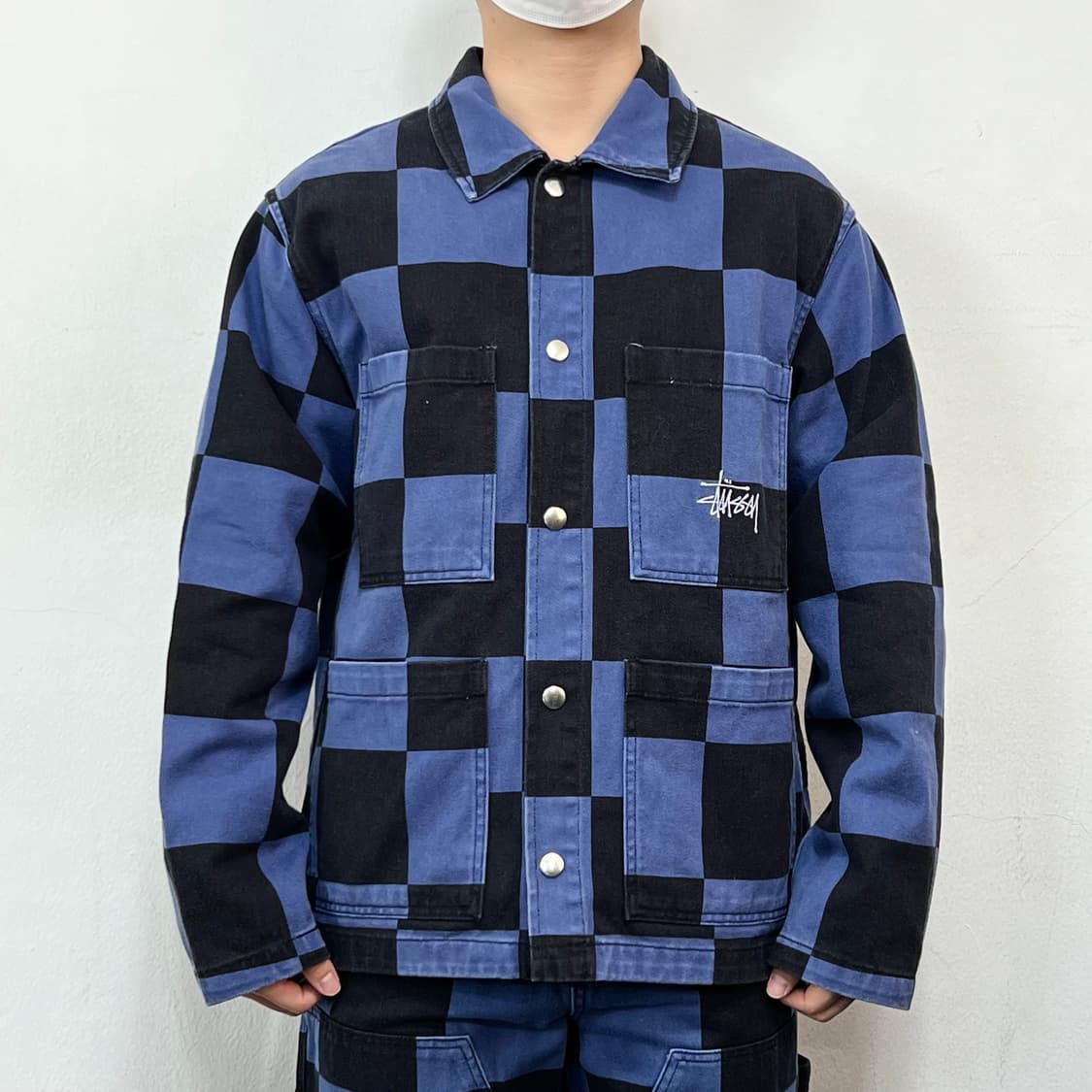 스투시 빅 OL 체커보드 초어 카펜터 셋업 상품이미지2