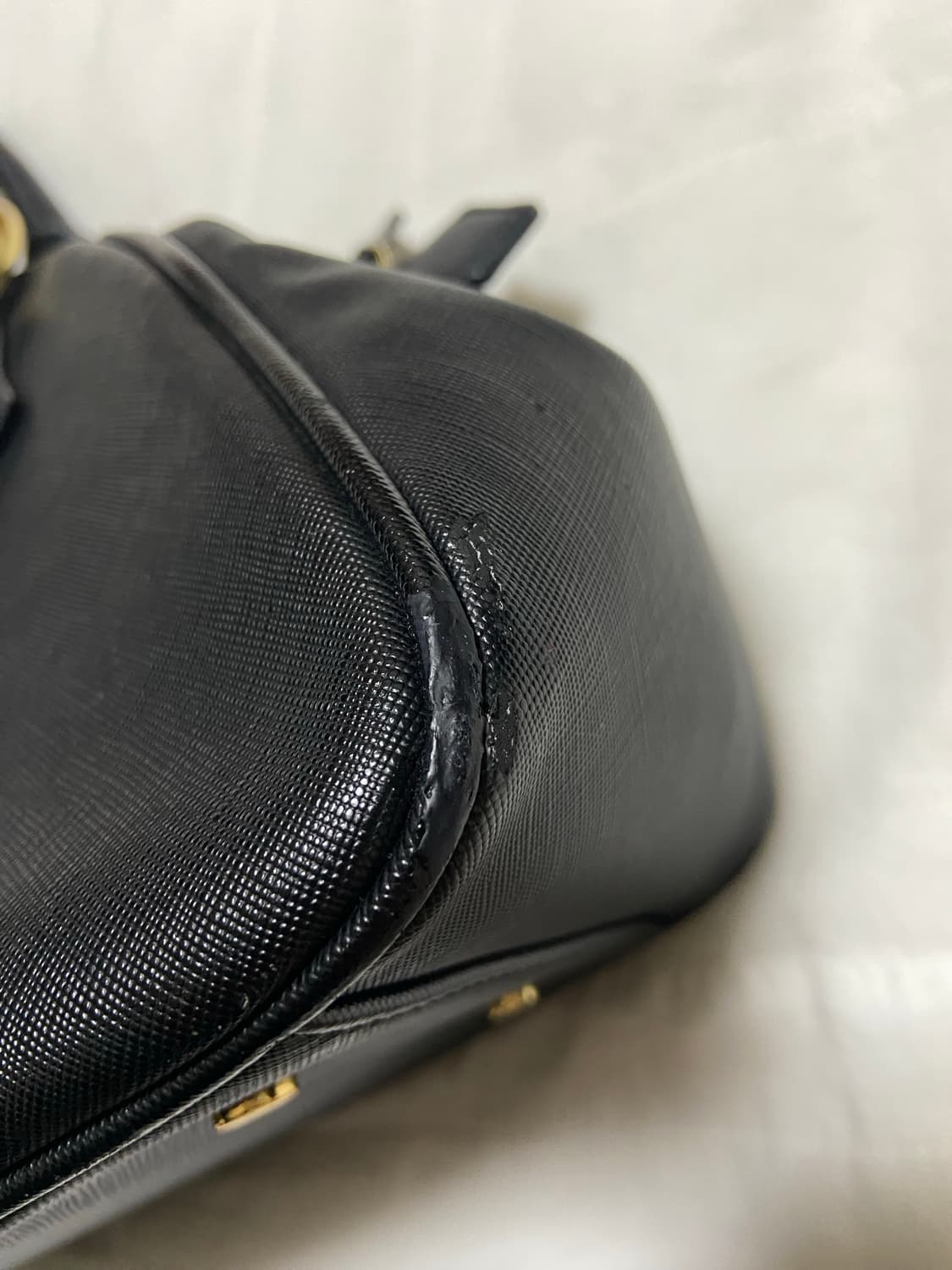 비비안웨스트우드 블랙 금장 토트백 상품이미지5