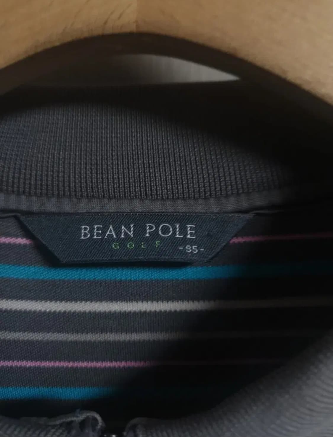 빈폴 스트라이프 하프집업 긴팔티, M~L 상품이미지3