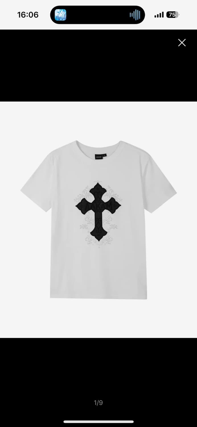 아캄 AKM CROS2 Half Top (White) size 1 상품이미지1