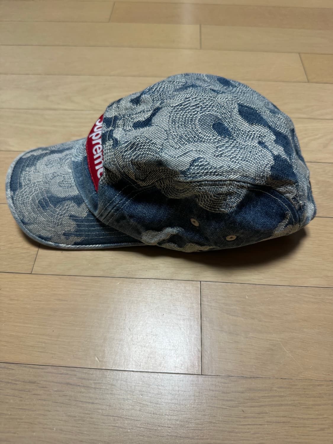 [FREE]슈프림 플레임 자카드 데님 캠프캡 판매합니다. 상품이미지3