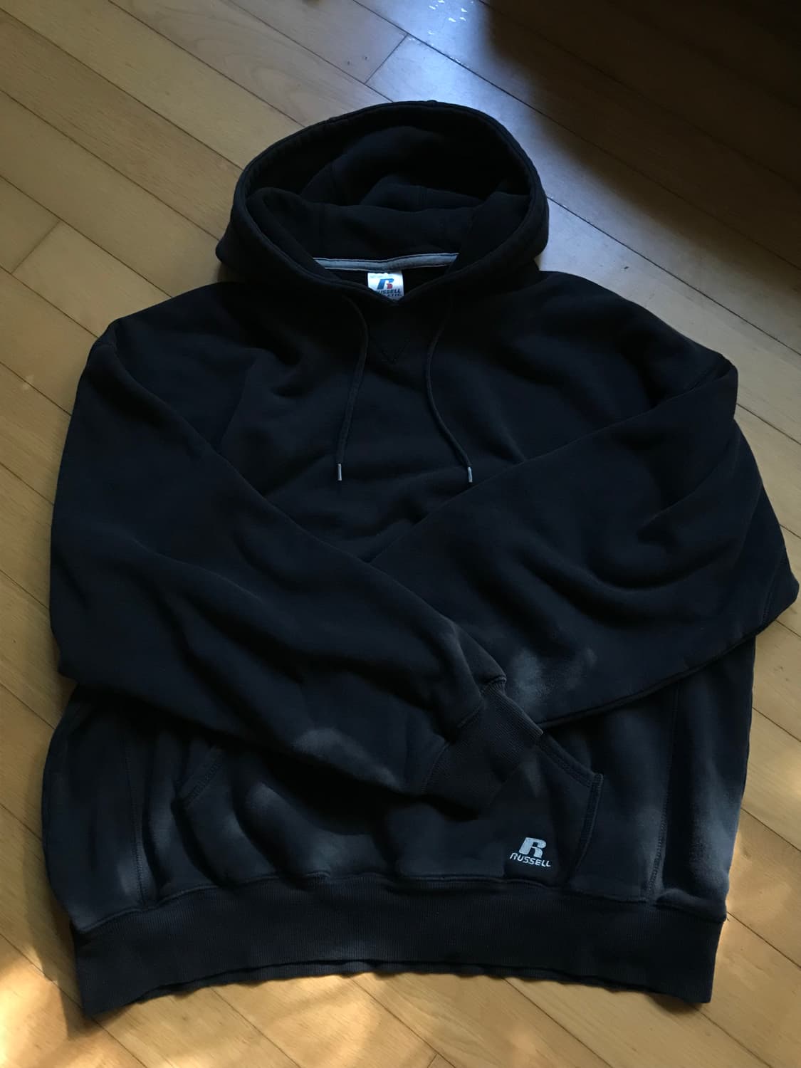 러셀 빈티지 후드티 블랙 Russell vintage hoodie 상품이미지3