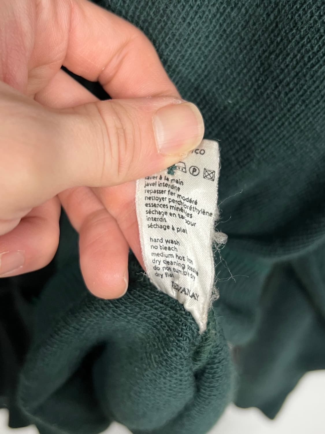 라코스테 브이넥 오버핏 니트 가디건 상품이미지5