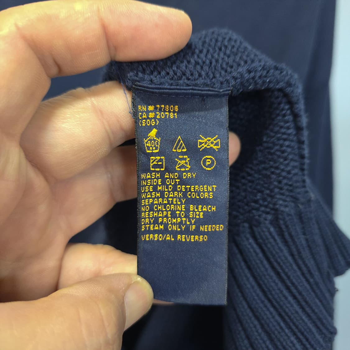 타미힐피거(TOMMY HILFIGER) 코튼 라운드니트 XL 상품이미지7