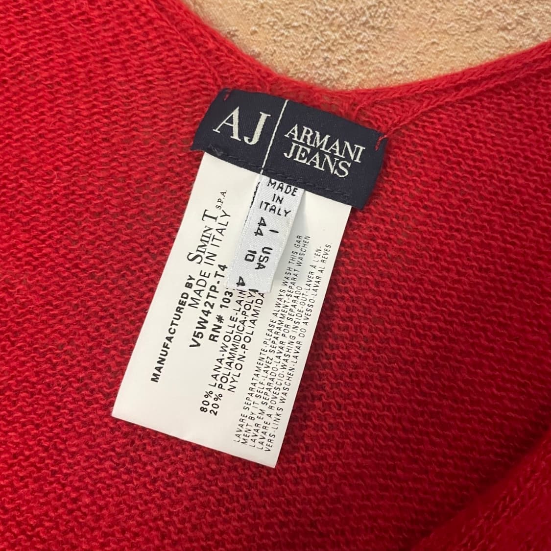 [66-77] 알마니 니트 (새상품급) 상품이미지6