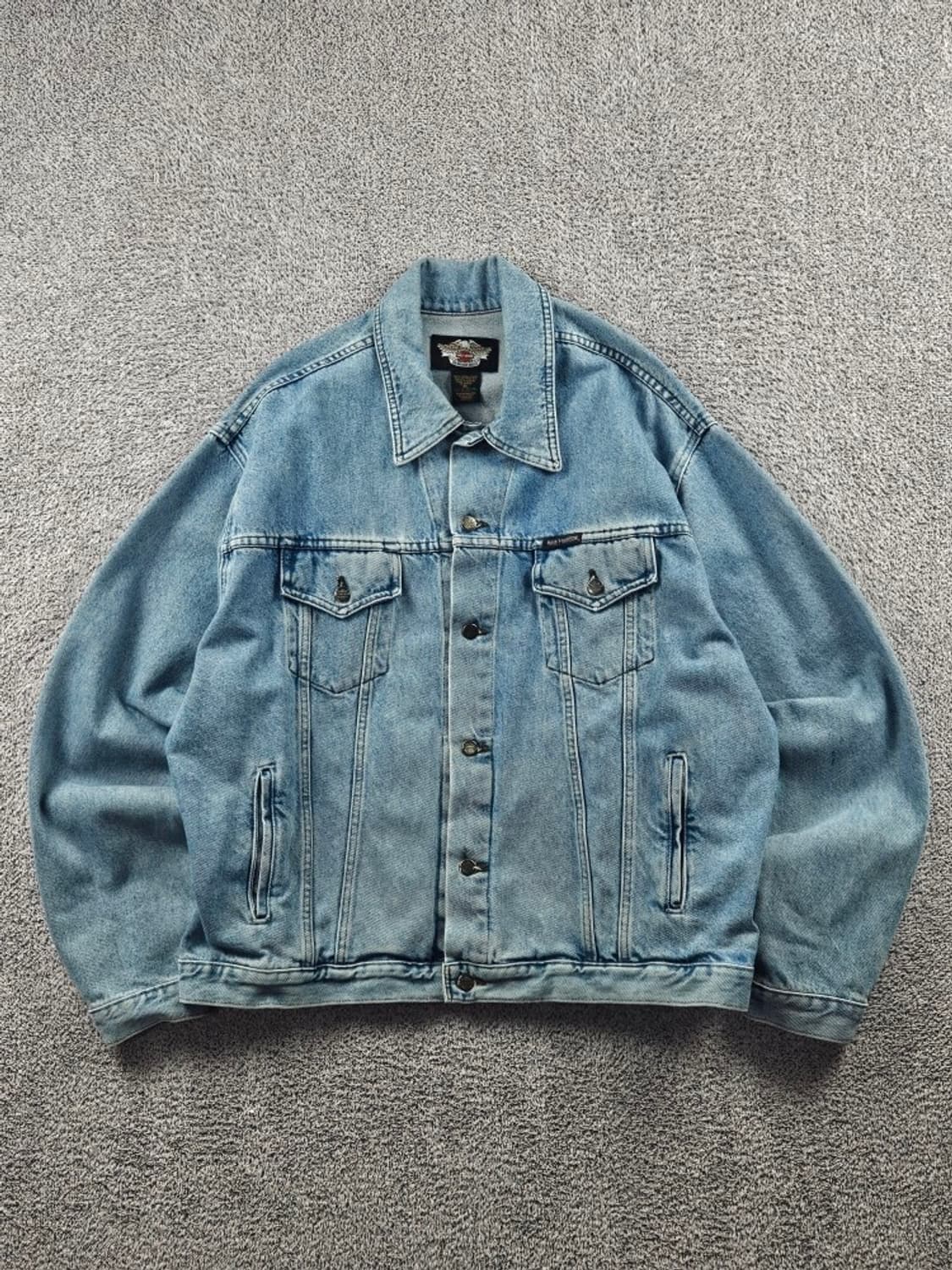 할리데이비슨 자수로고 데님 트러커 자켓 ( XL ) / 8160 상품이미지2