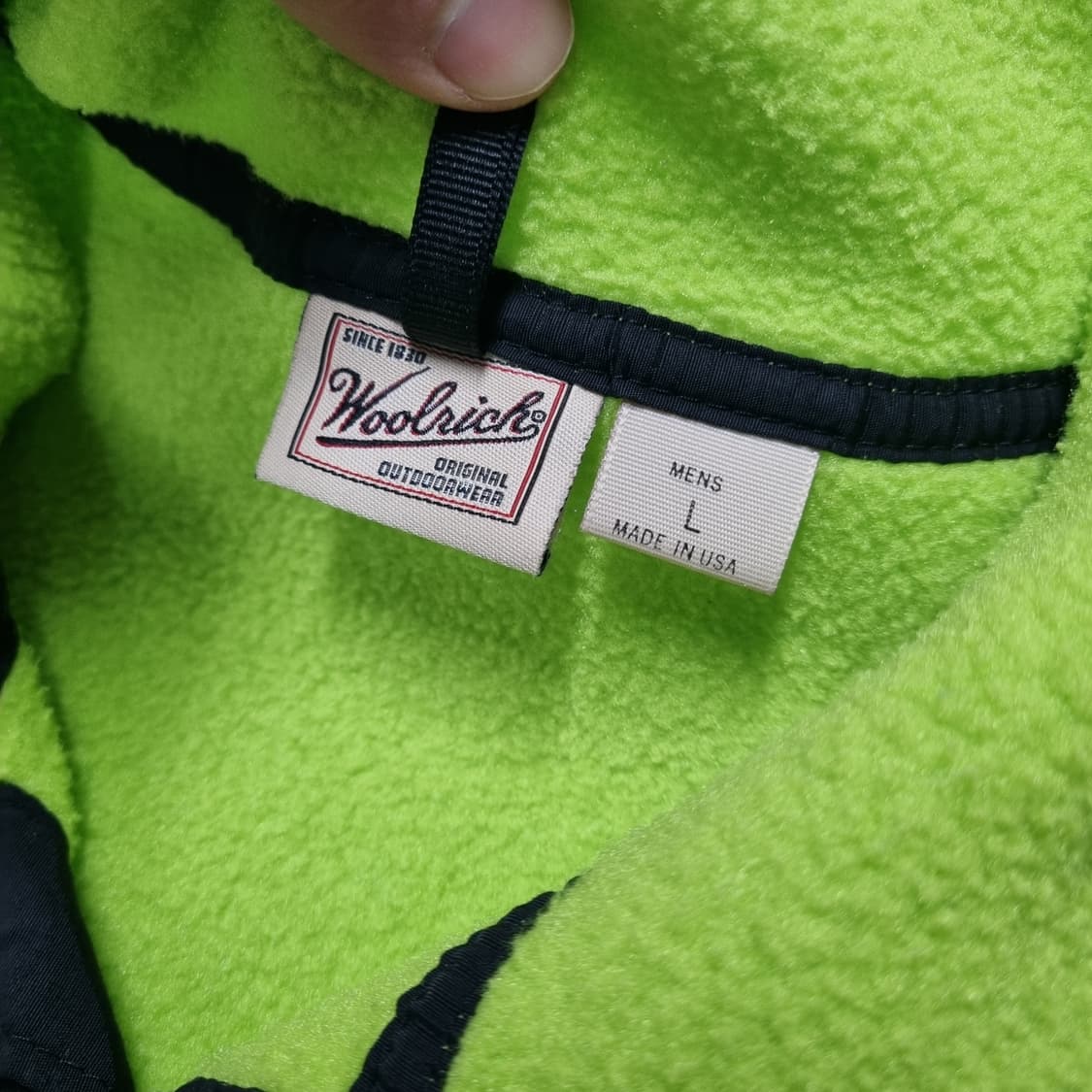 90S WOOLRICH 신칠라 스냅티 - L 상품이미지7