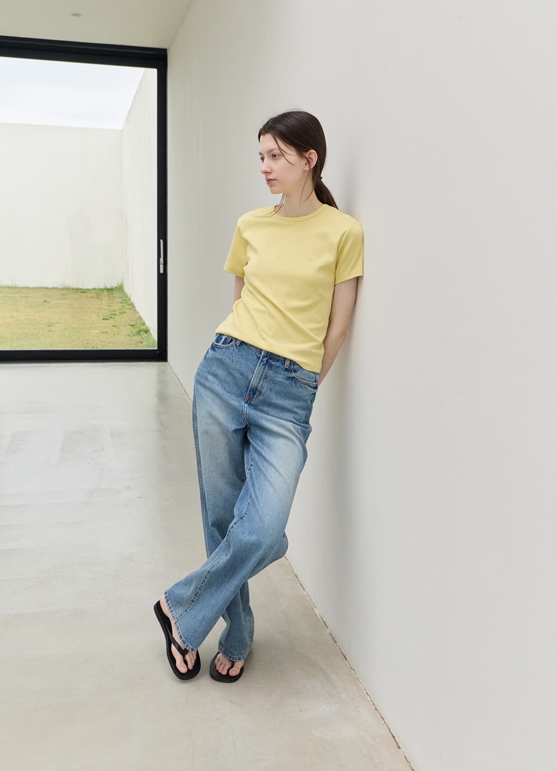 르바 (levar) Contour Straight Denim 해 상품이미지4