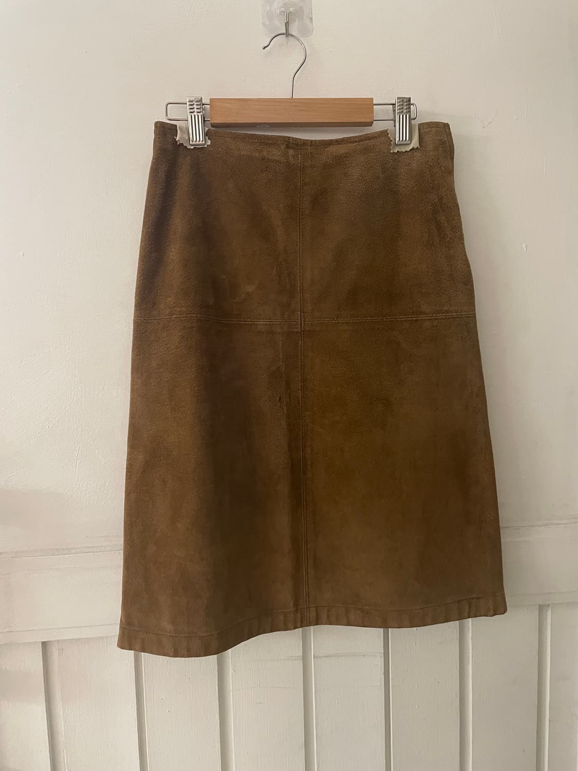 VTG leather skirt 상품이미지4