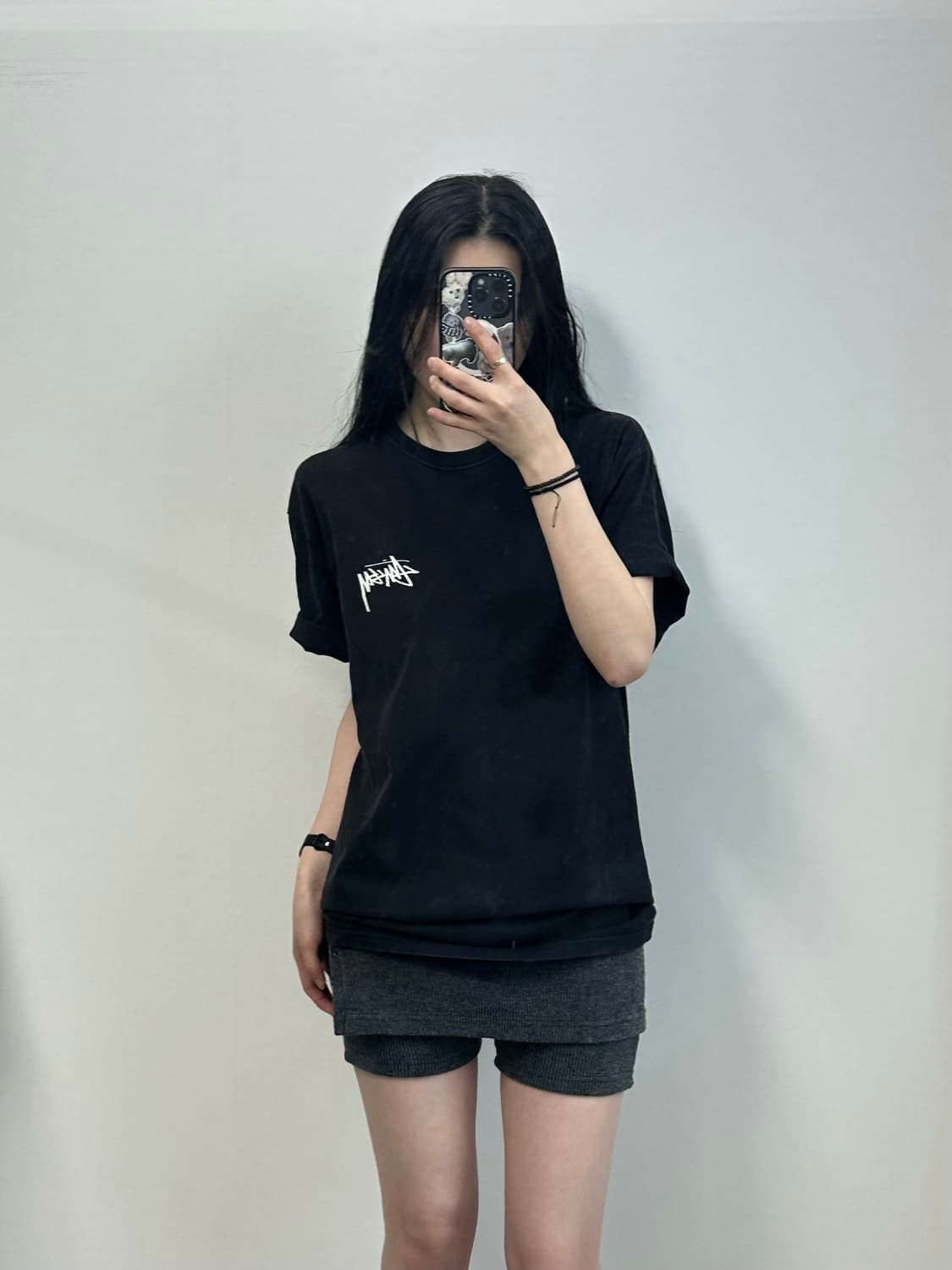스투시 다이스 블랙 반팔 티셔츠 상품이미지2
