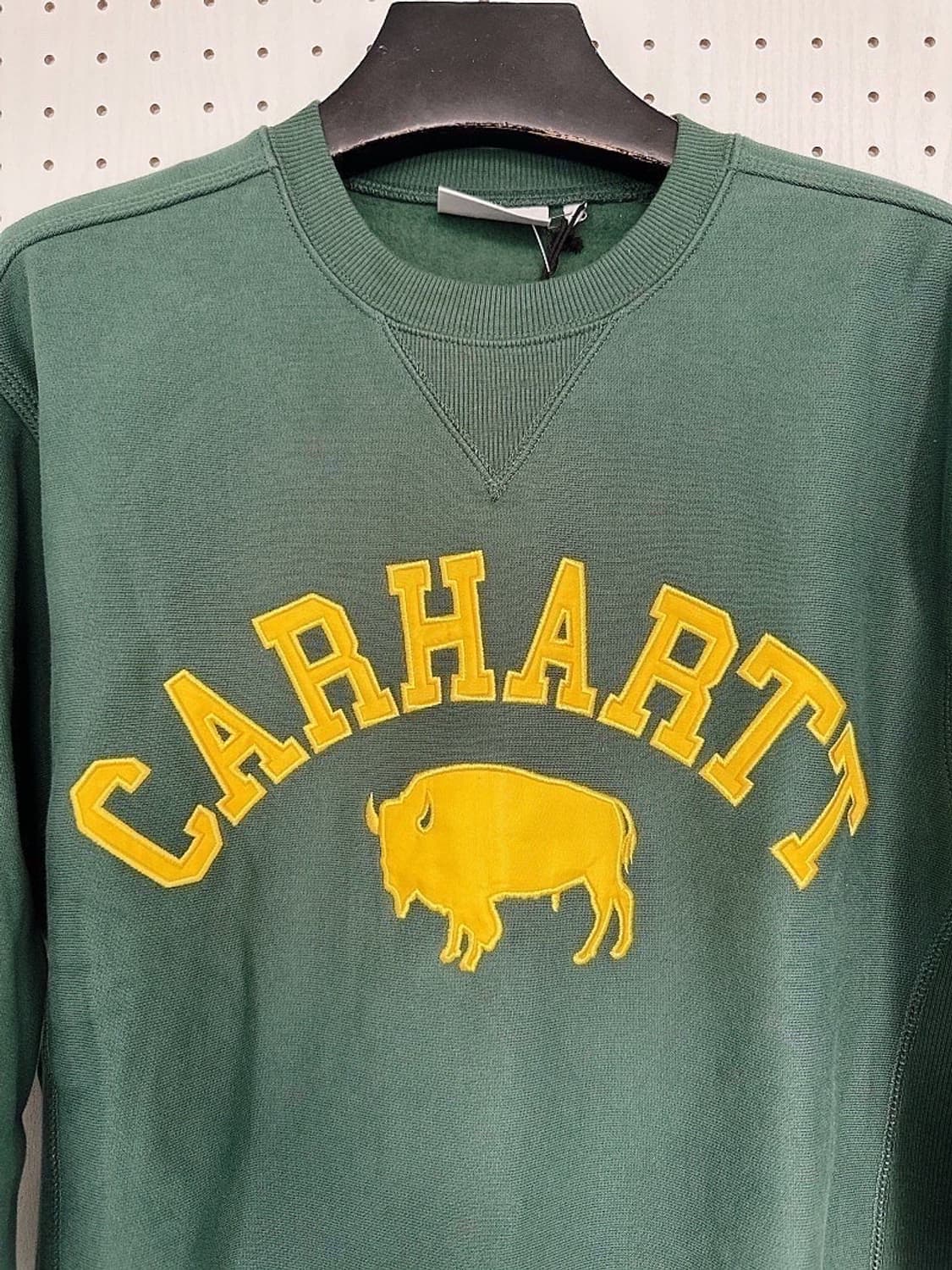 (정품/새상품) carhartt 칼하트 공용 그린 WIP 락커 맨투맨 상품이미지2