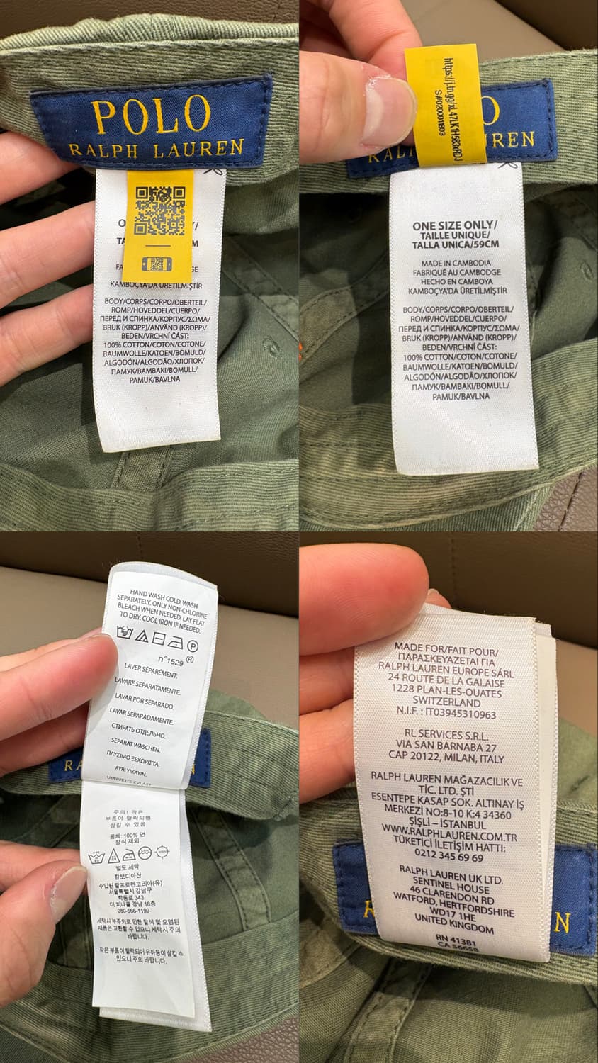 폴로 랄프로렌 코튼 치노 볼캡 상품이미지10