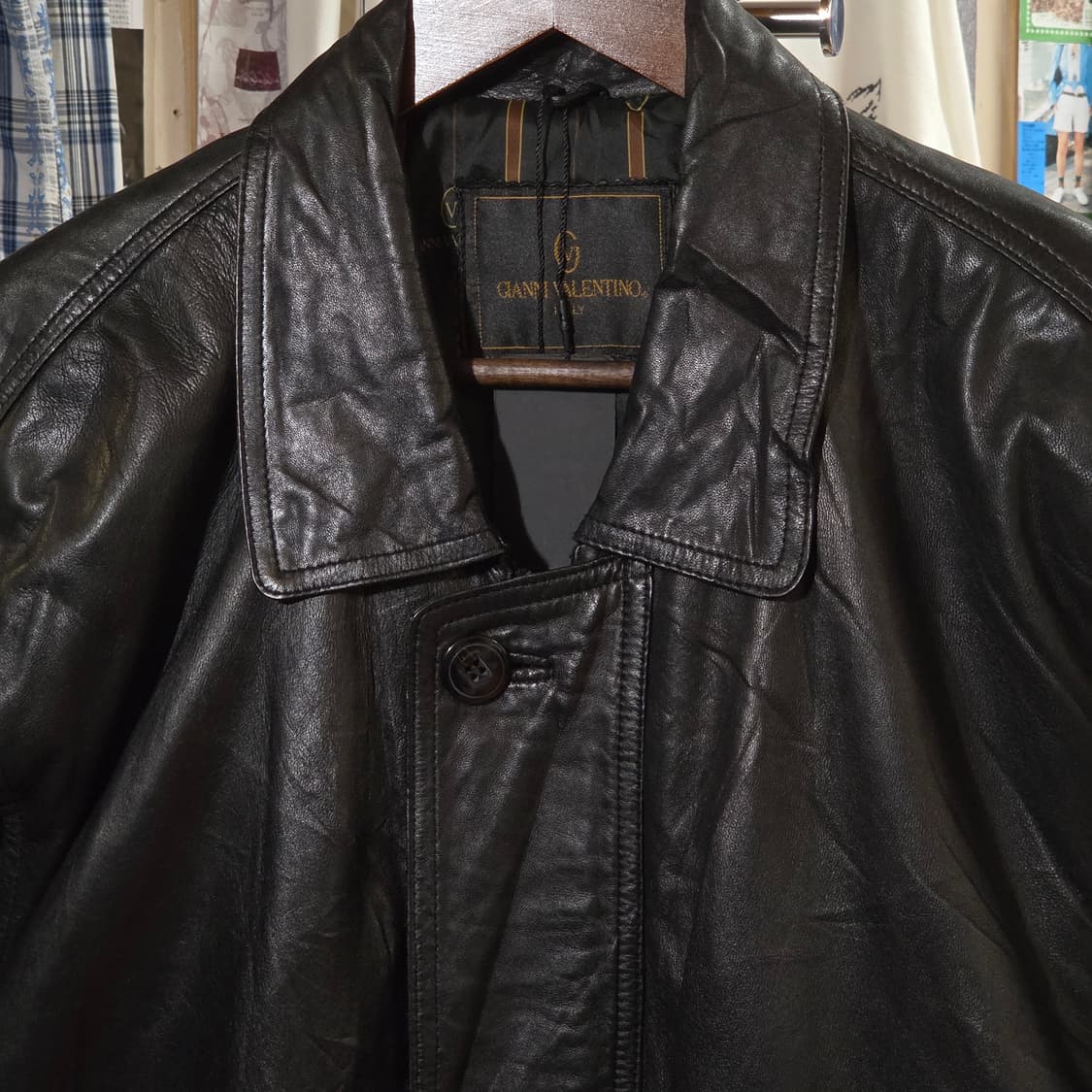 지아니 발렌티노 양가죽 미디 자켓 상품이미지3