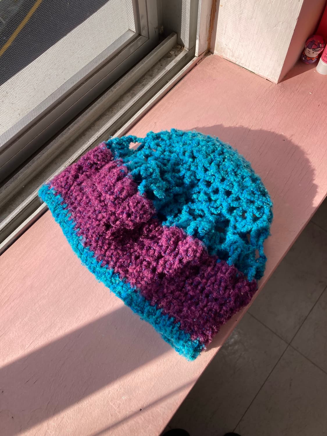 배색 뜨개 비니/헌팅캡 상품이미지1