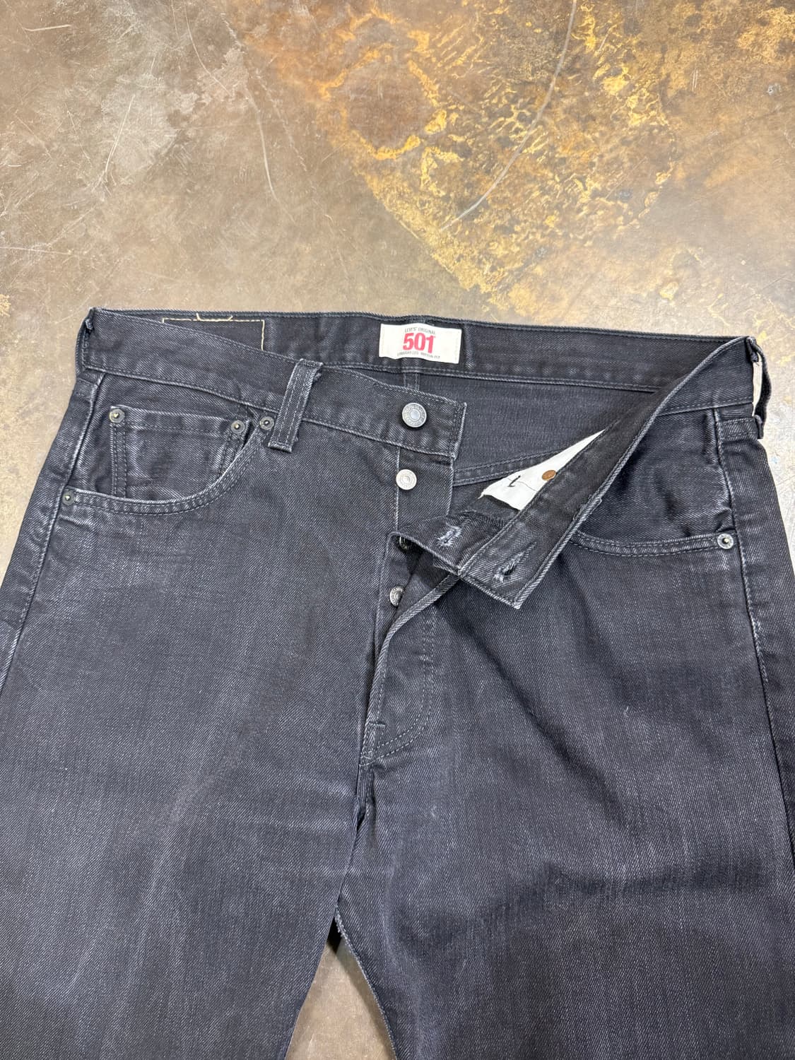 리바이스 흑청 501(34) 상품이미지2
