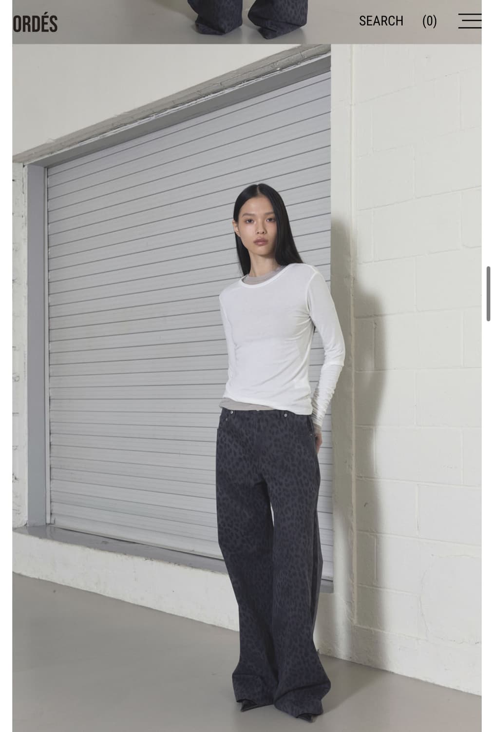 ORDES LEOPARD STRAIGHT PANTS 상품이미지1