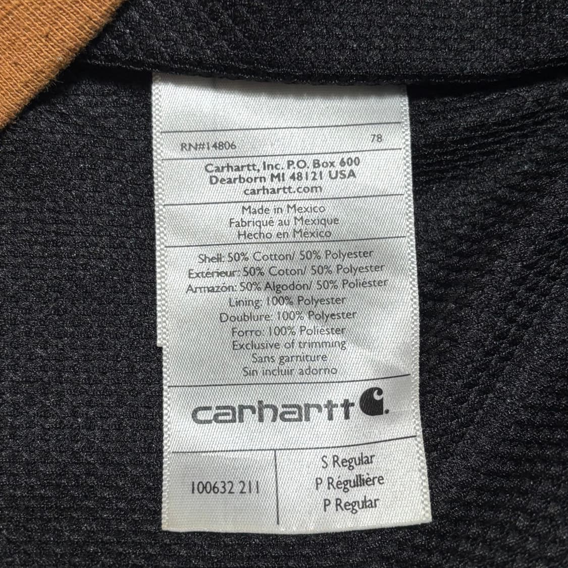 S 칼하트 된장 후드집업 상품이미지5