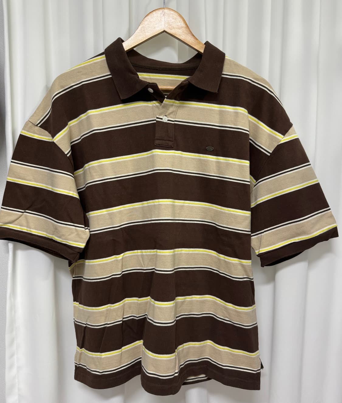 라퍼지스토어 브라운 스트라이프 반팔티 상품이미지3