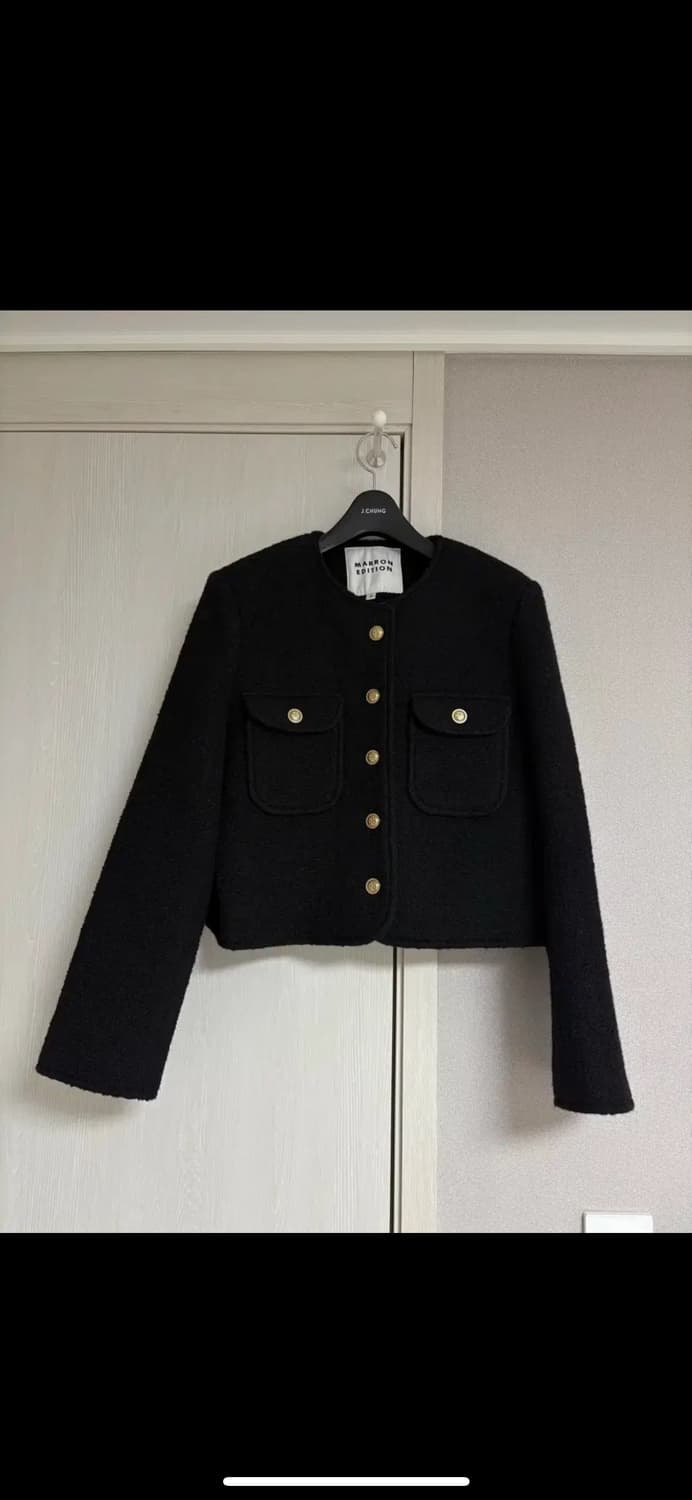 마론에디션 윈터 트위드 크롭 자켓 상품이미지4