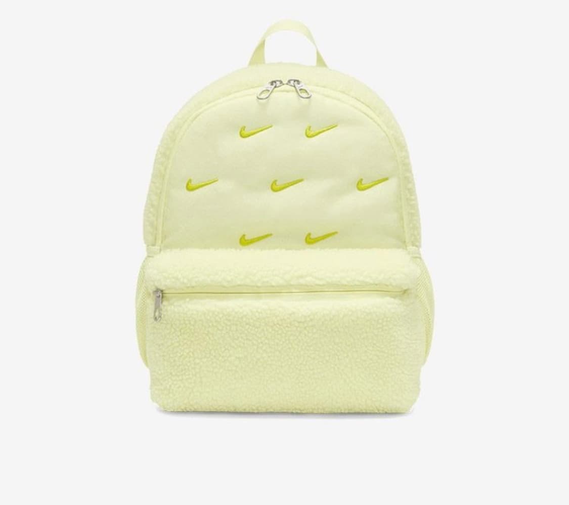 나이키 플리스 뽀글이 미니 백팩 레몬 연두색 운동가방 런치백 도시락가방 상품이미지2
