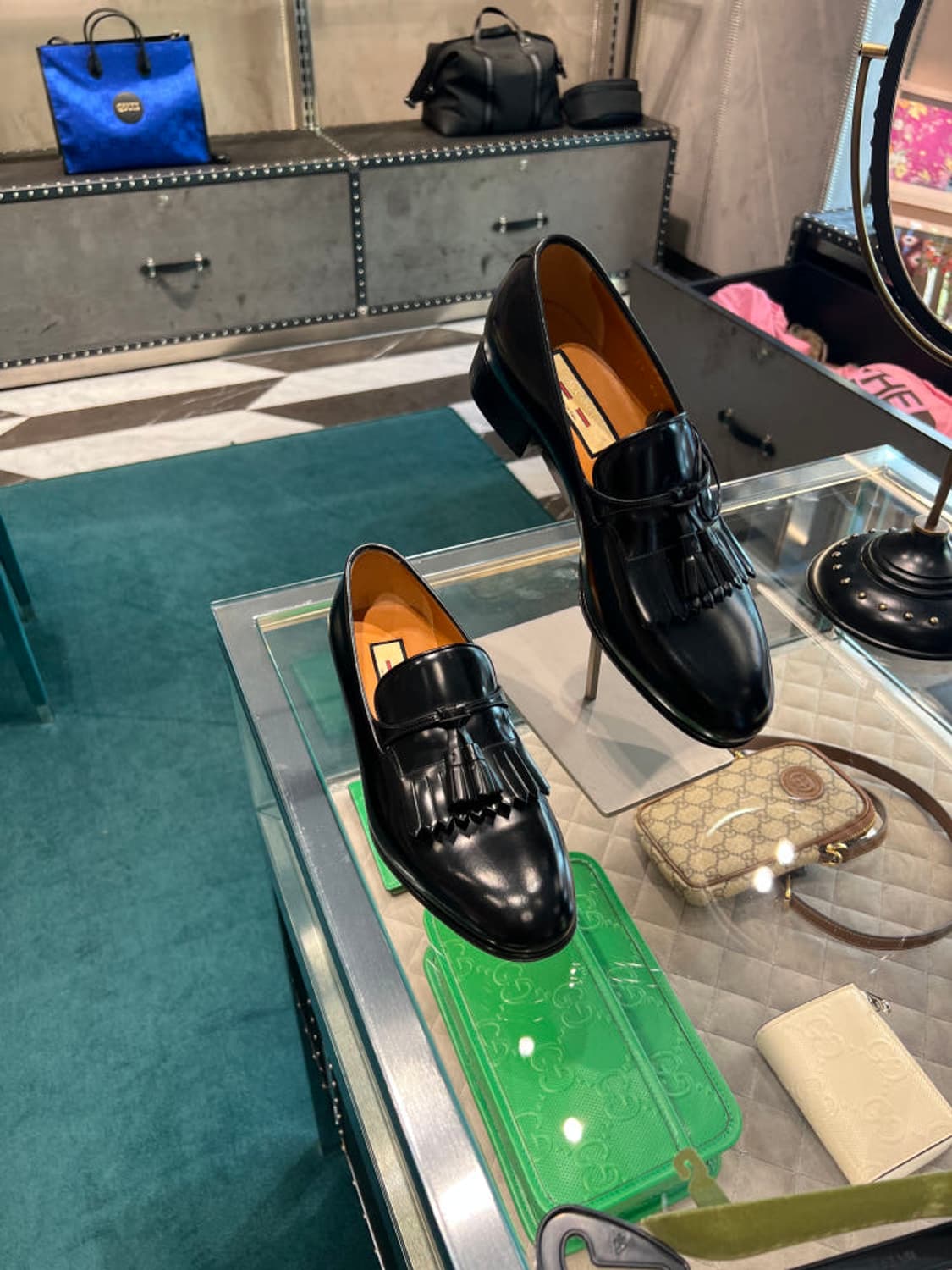 구찌 로퍼 테슬 매장정품 UK9 280 GUCCI 수트 정장 웨딩 촬영 상품이미지2